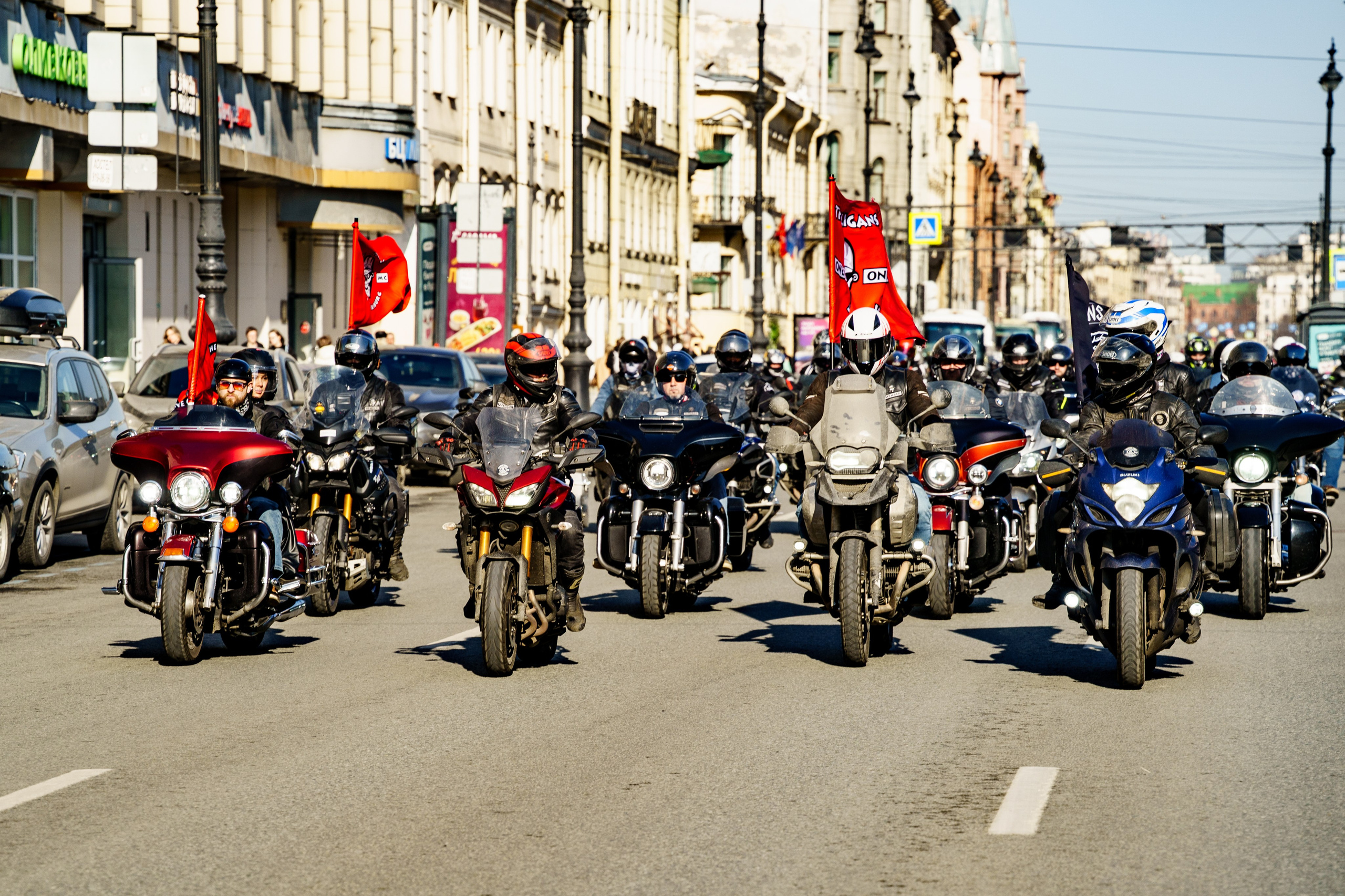 Прохват мотоклуба Norman Riders ч.1. Концертный и репортажный фотограф в Санкт-Петербурге Слава Пахомов