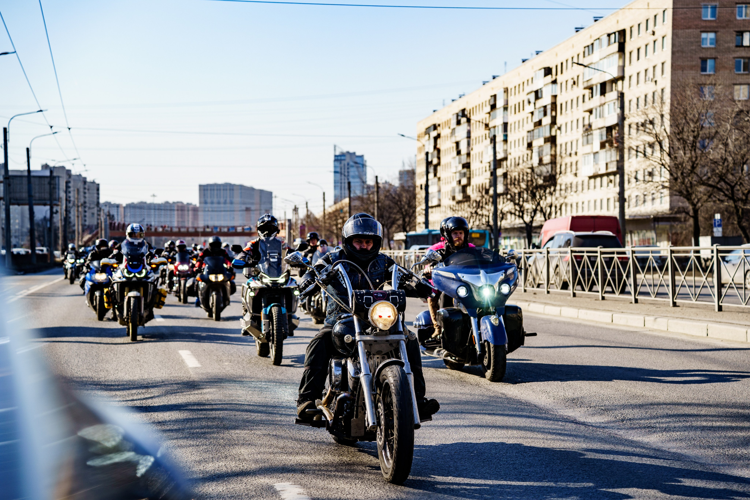 Прохват мотоклуба Norman Riders ч.1. Концертный и репортажный фотограф в Санкт-Петербурге Слава Пахомов