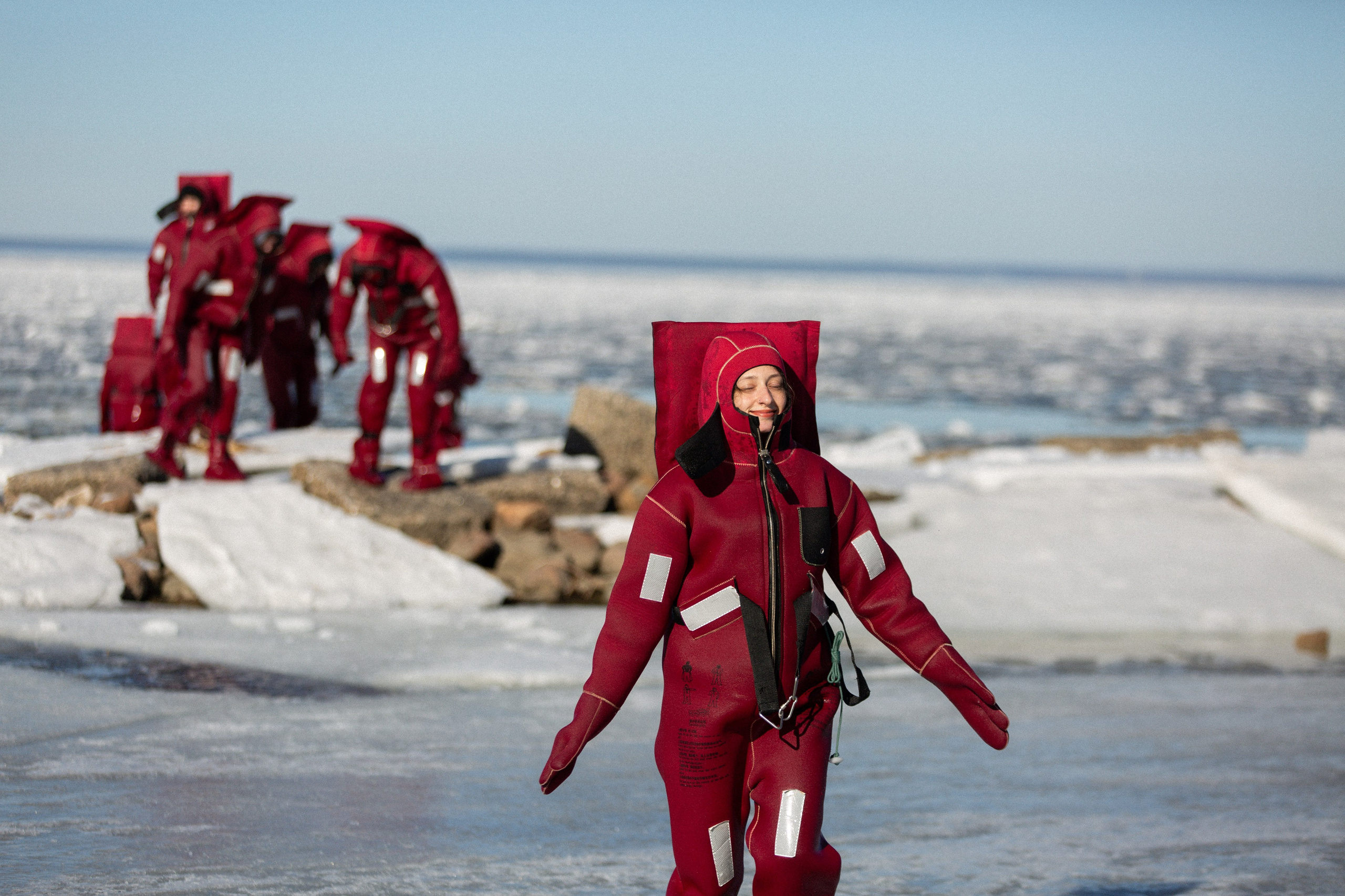 Ice floating. Снимаю съемки