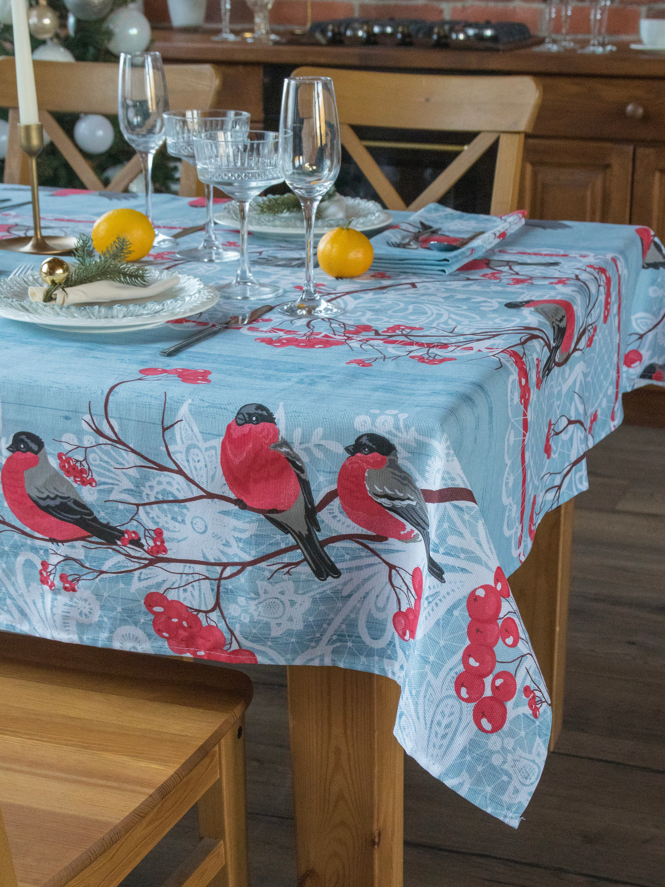 Скатерть новогодняя. Фотостудия для Wildberries Ozon