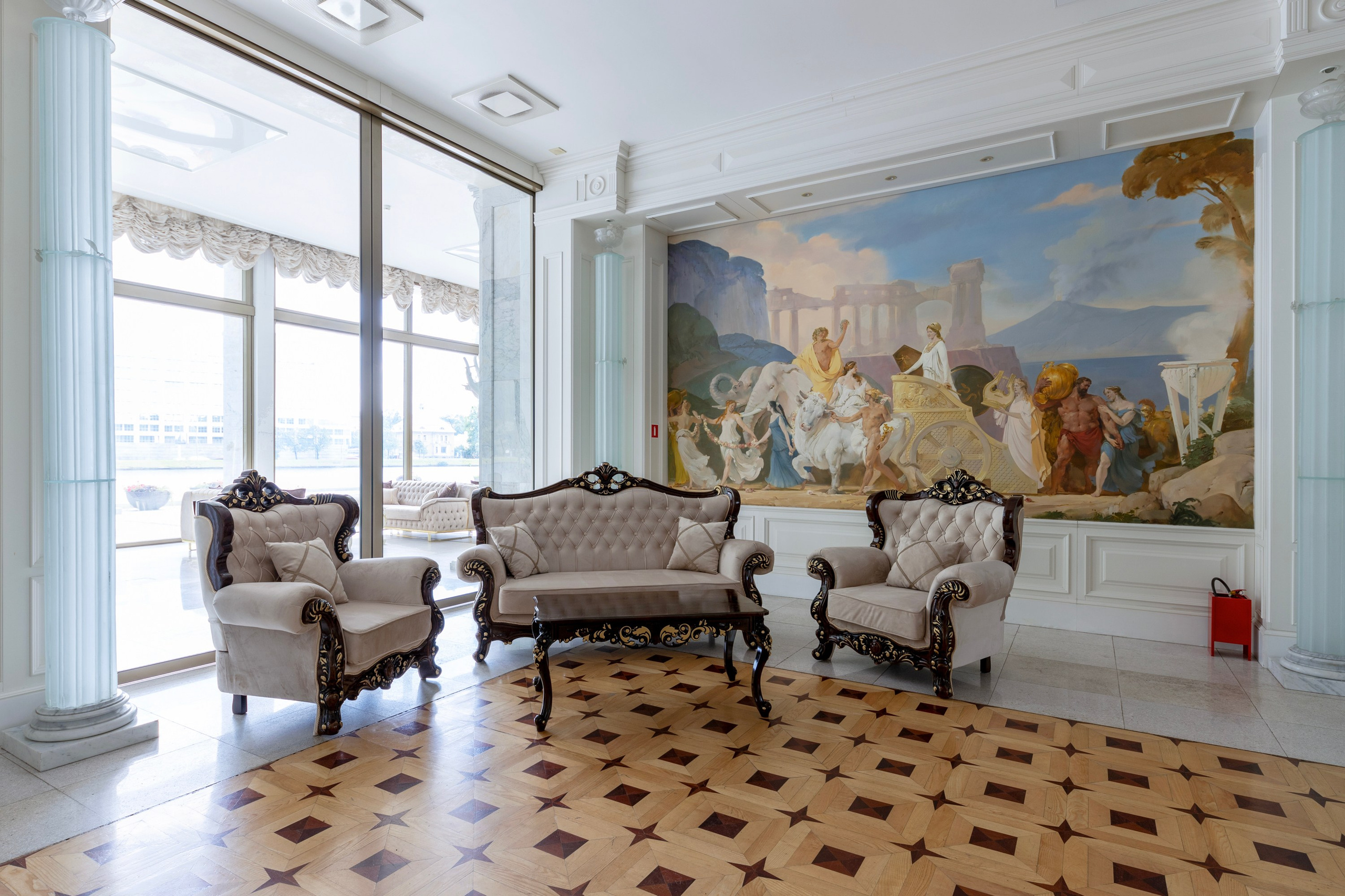 Государственная резиденция К-2 на набережной р. Малой Невки. Интерьерный фотограф в Санкт-Петербурге Екатерина Цыбулько