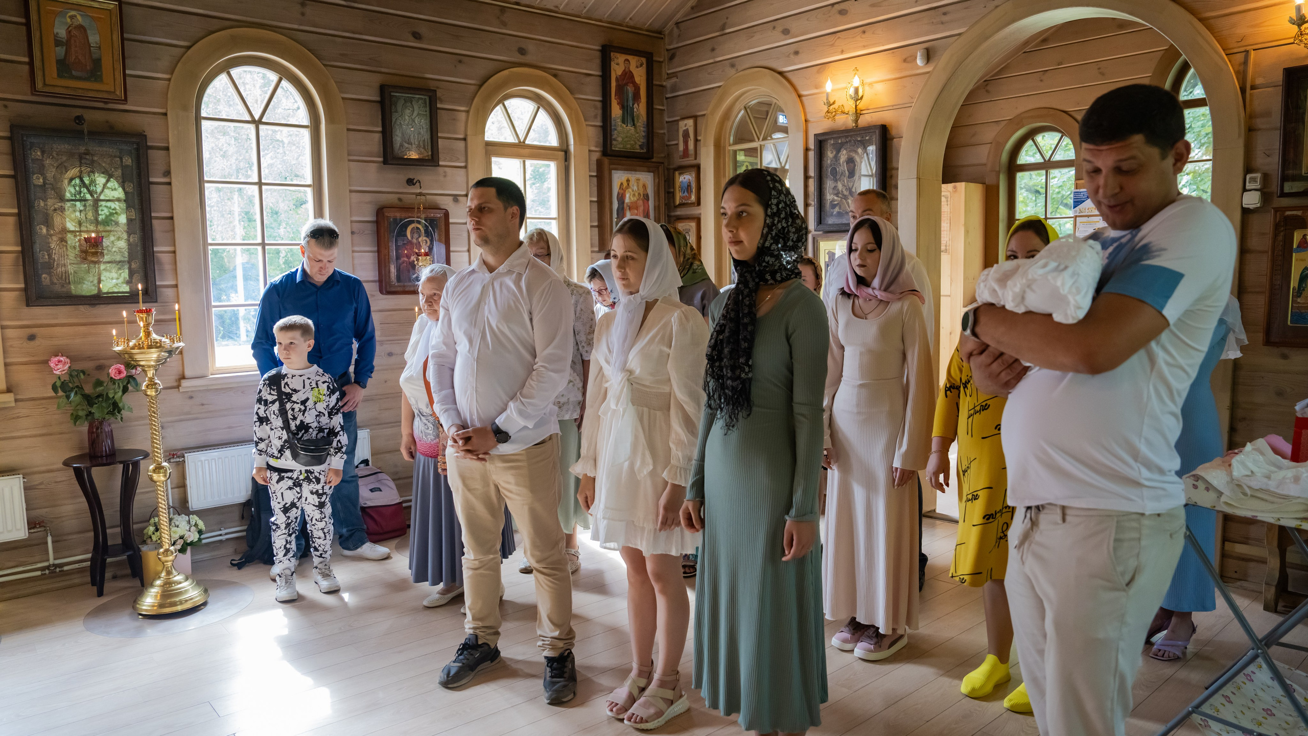 Таинство Крещения Марии. Крамер Юлиана детский и семейный фотограф