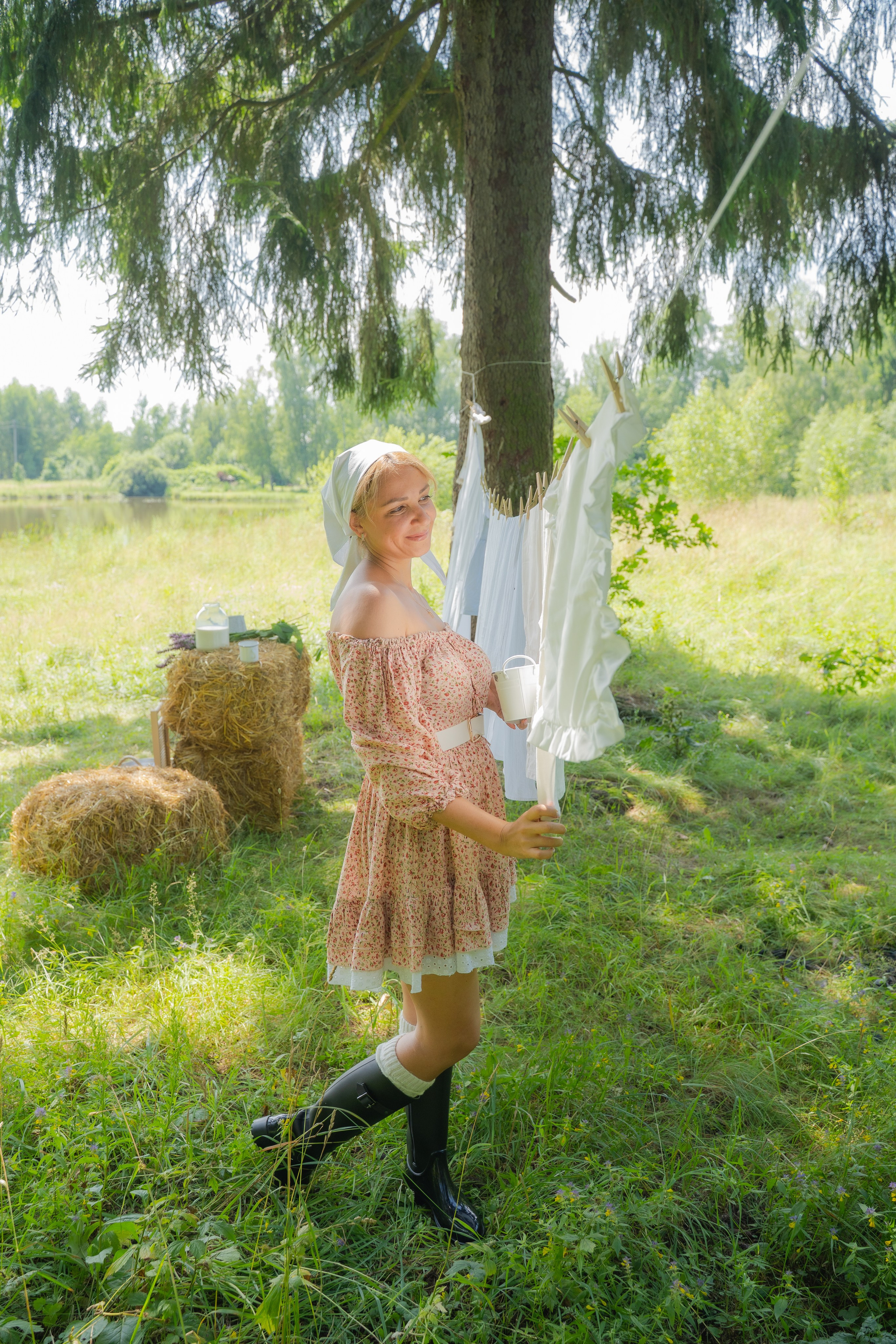 Фотосессия на природе «прачка»