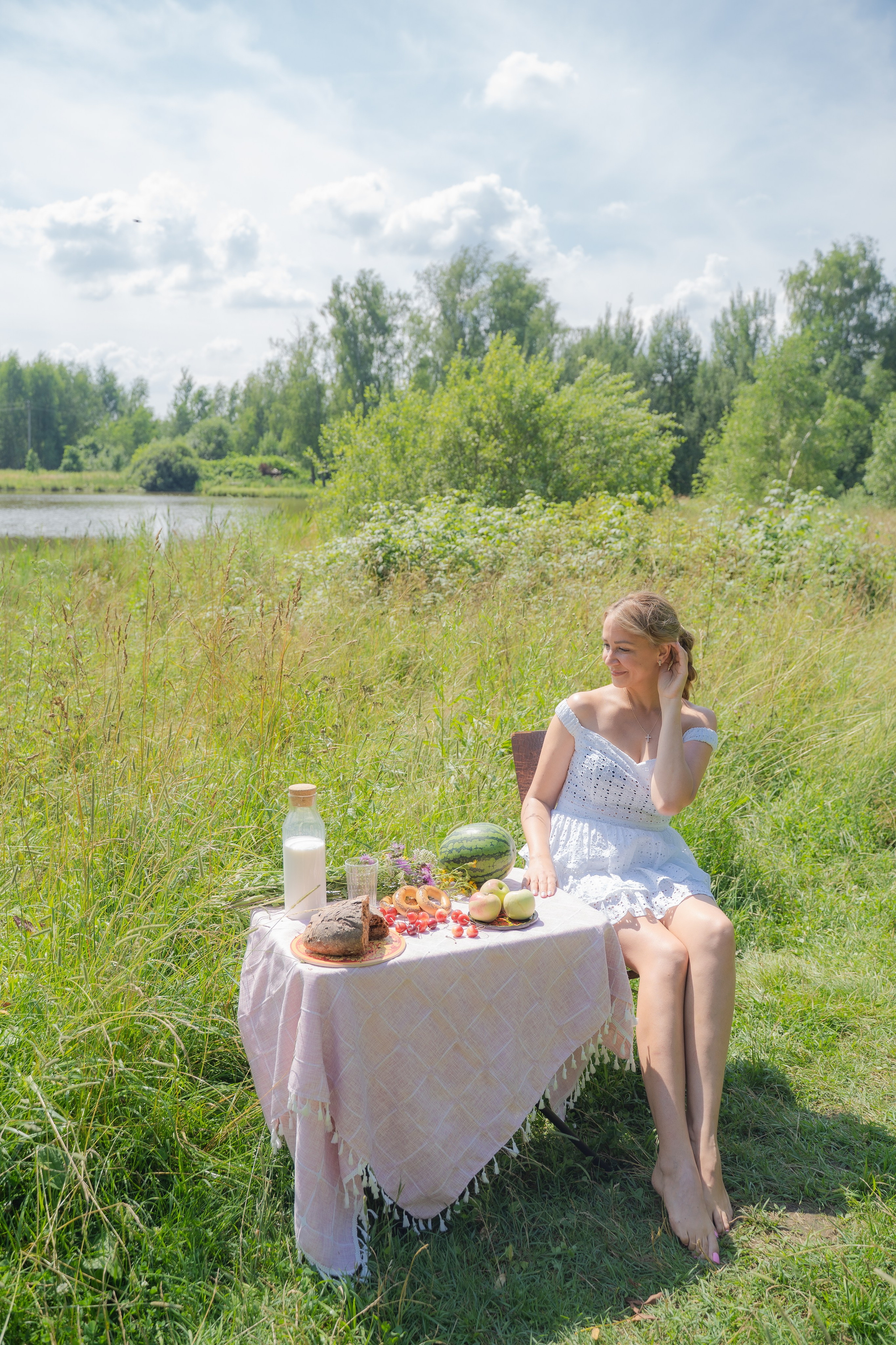 Фотосессия на природе «прачка»
