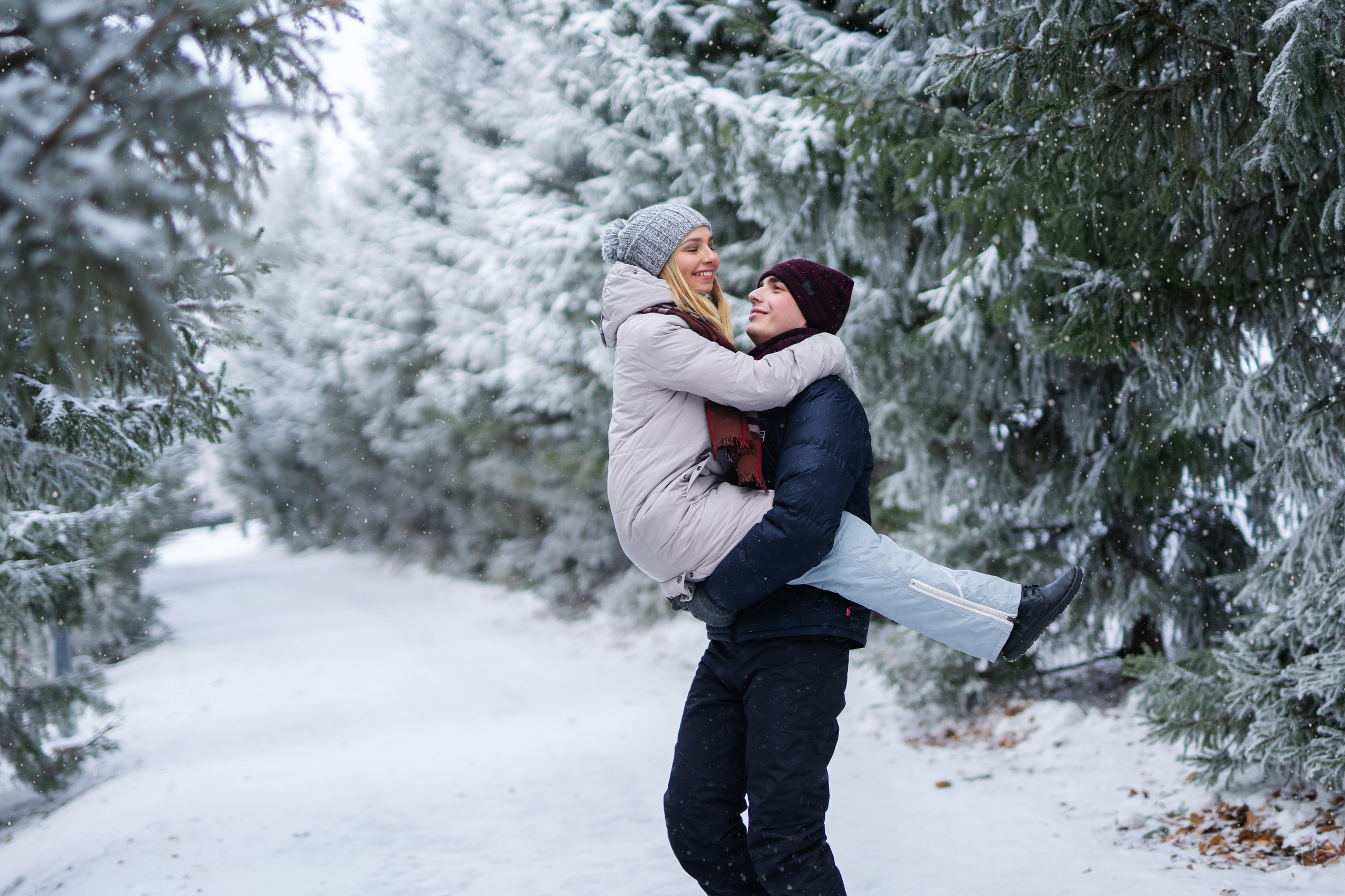 Толя и Поля — зимняя прогулка. Свадебный и семейный фотограф Марина Лежнева, г. Уфа