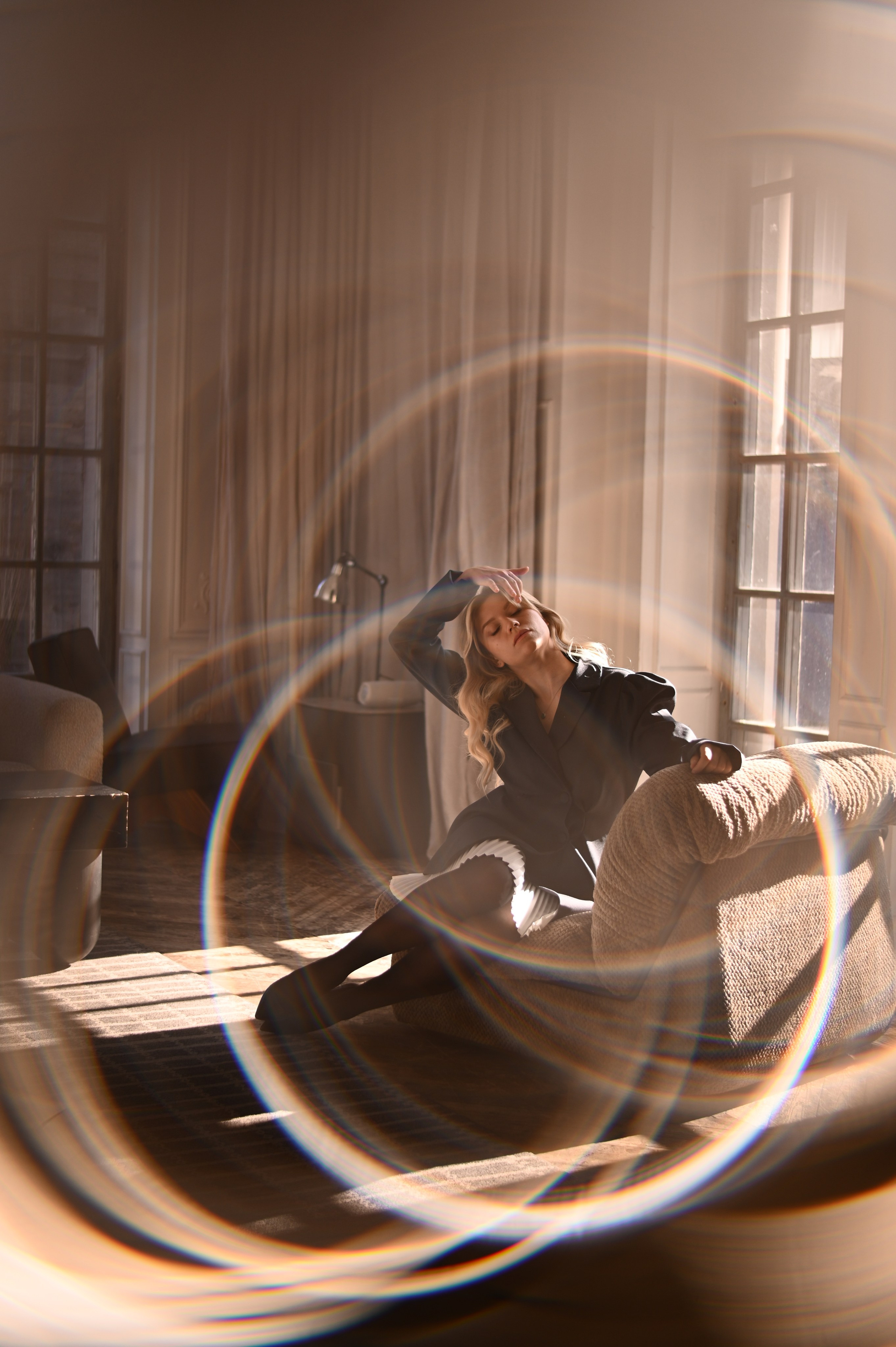 Женский портрет в студии. Семейный и детский фотограф в Москве Анна Оськина