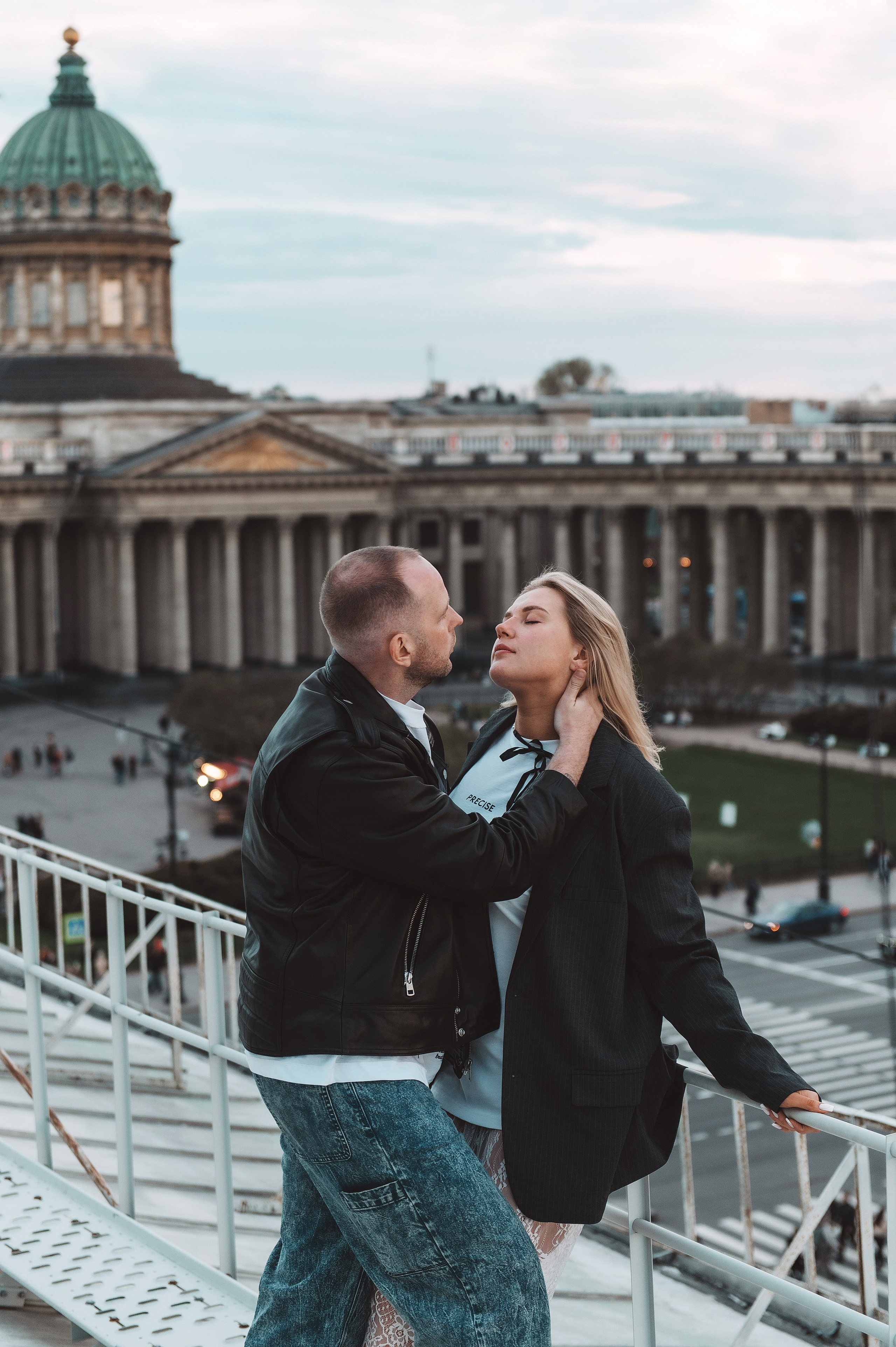 На крыше. Надя и Саша. Свадебный и семейный фотограф в Санкт-Петербурге — Мария Черепанова