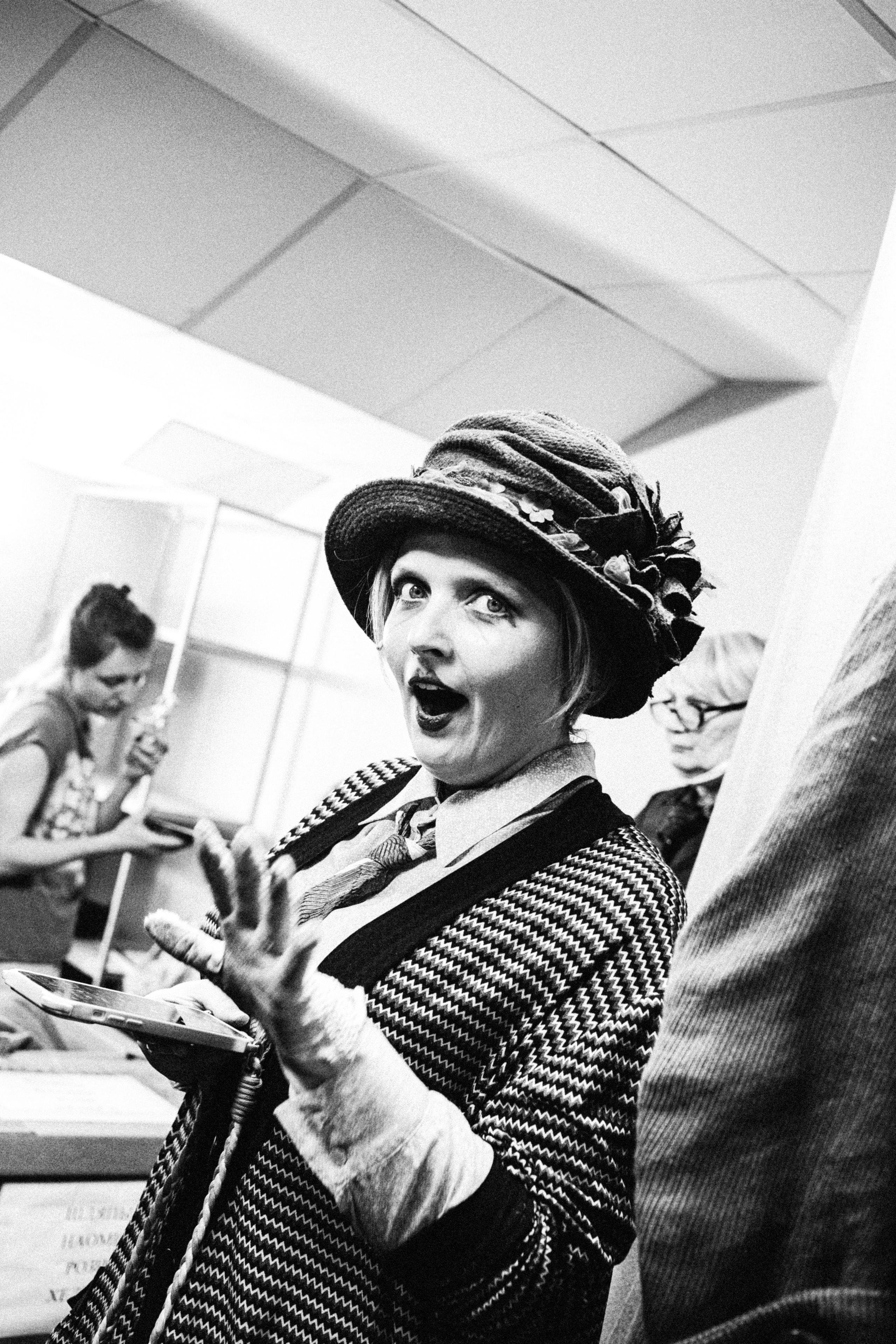 Theatre backstages. Portrait and backstage photographer Nina Crane