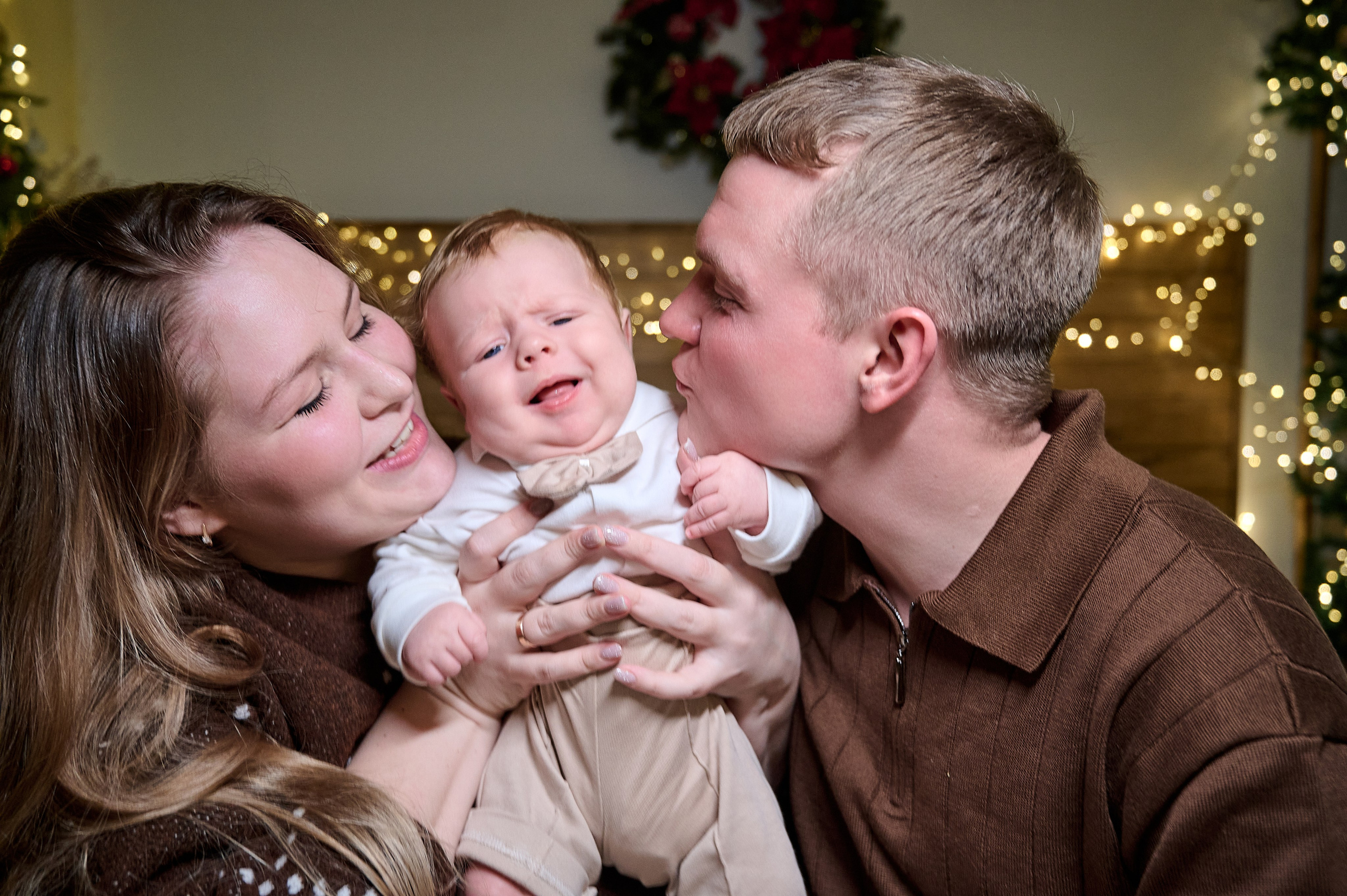 Новогодняя семейная фотосессия в Новокузнецке — семья Фетисовых