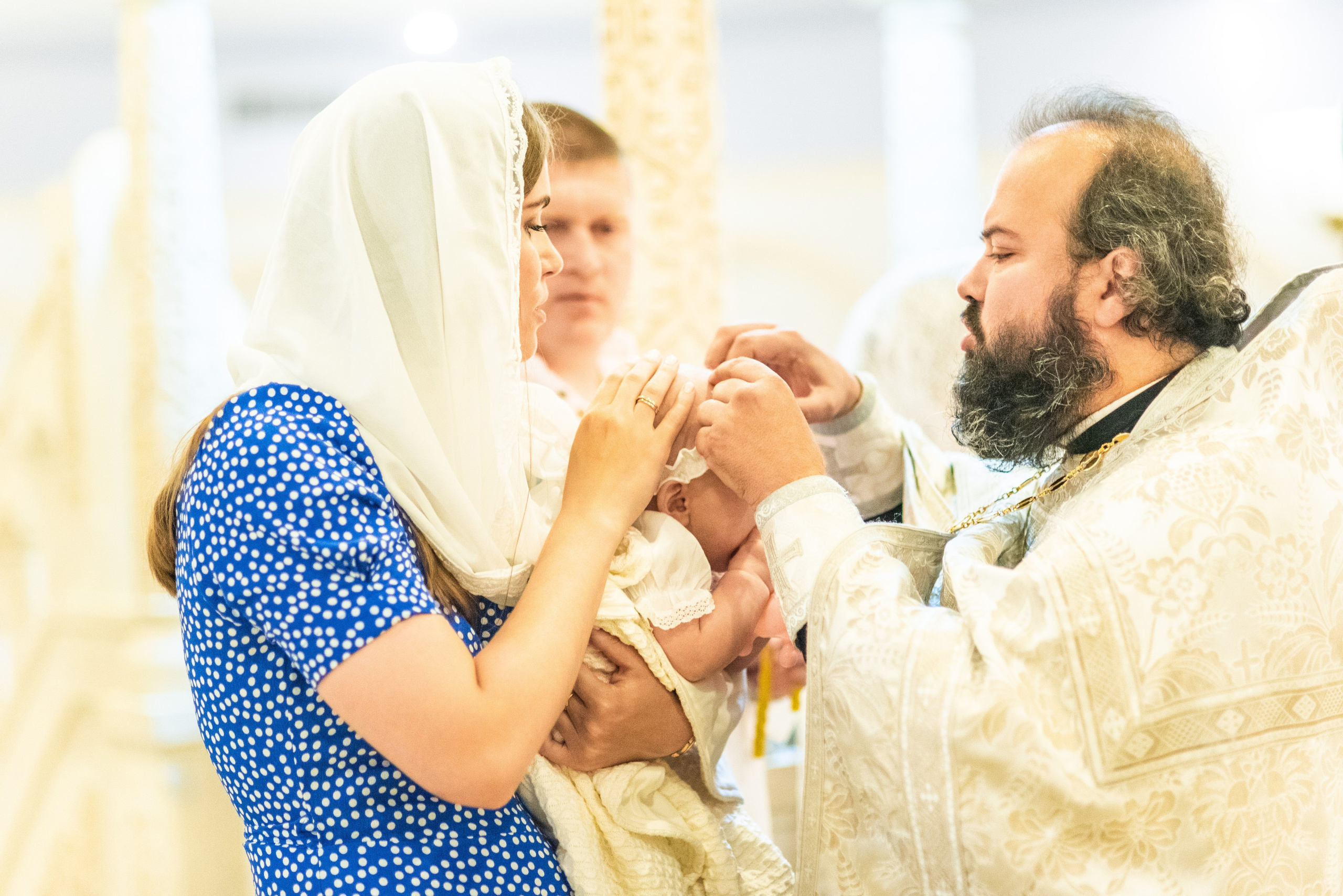Крещении Ксении. Фотограф Юлия Попова