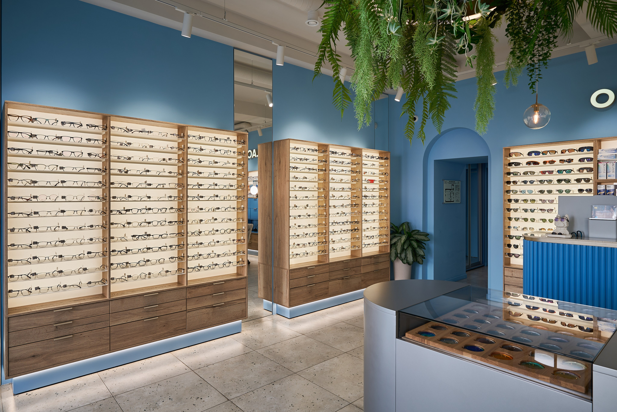 Небесно-голубой и капибара: оптика в Москве (Публикация My Decor). Бояршинов Антон Интерьерный фотограф/видеограф Москва