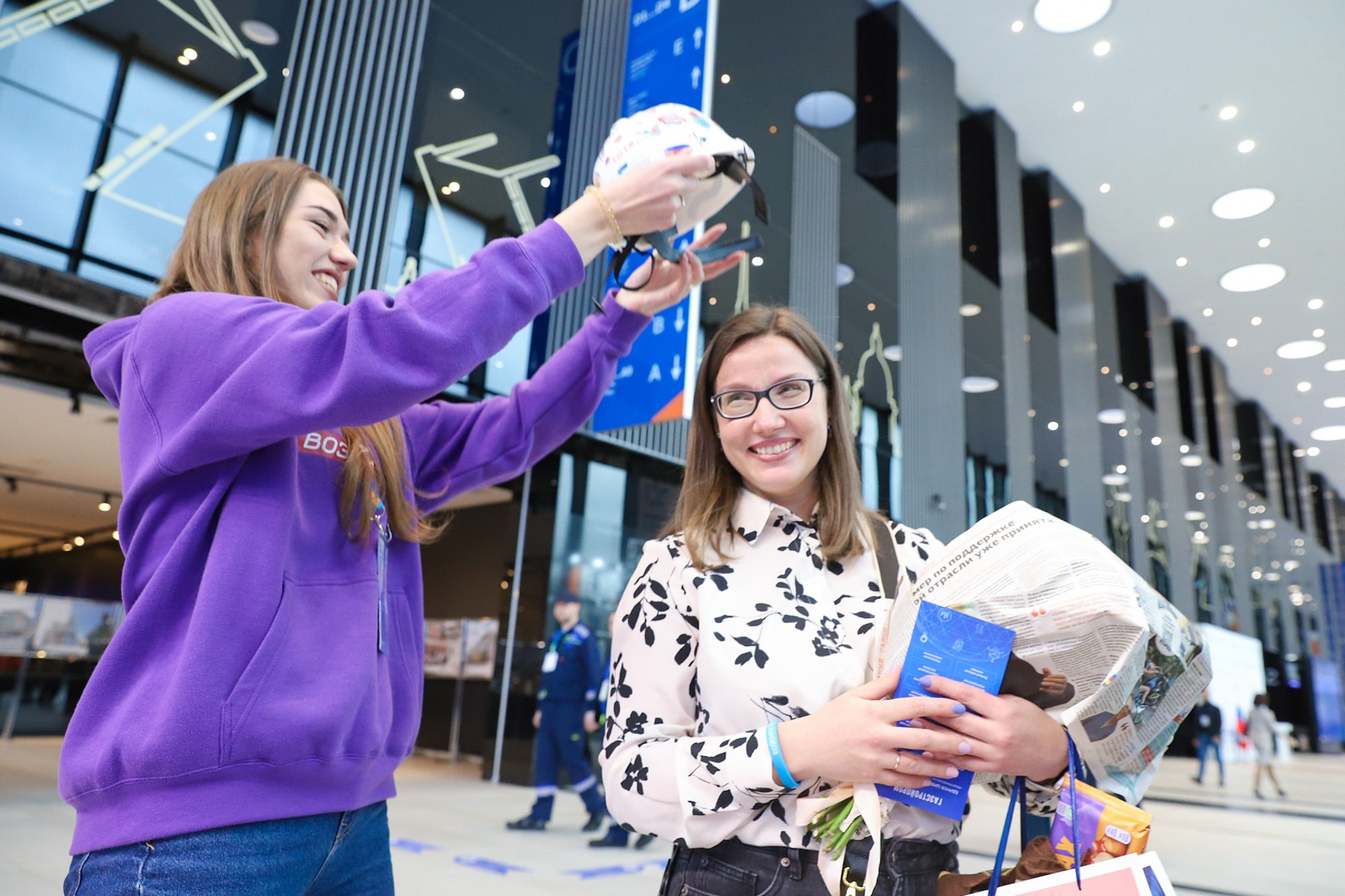 Стенд «Россия — страна возможностей». Фотограф Дарья Попова