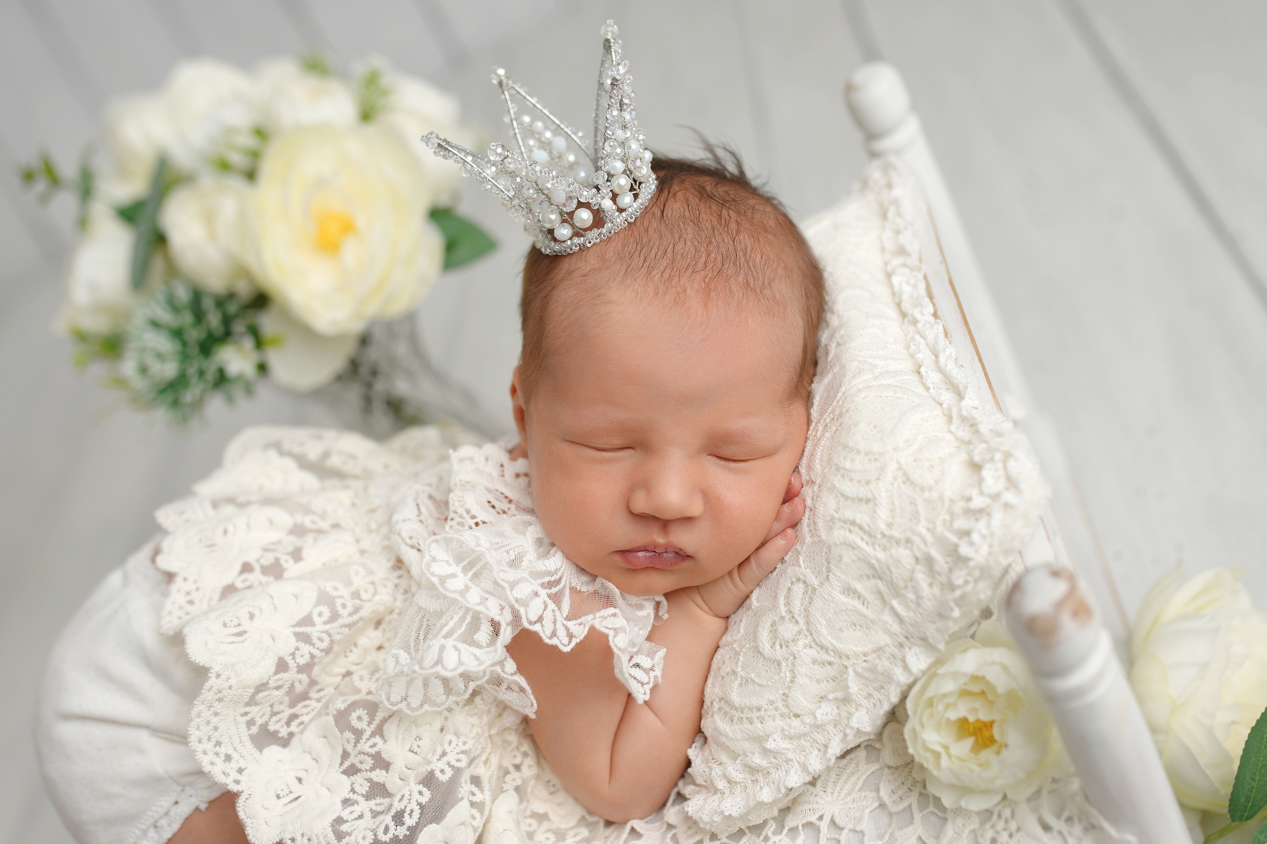 фотосессия новорожденных младенцев