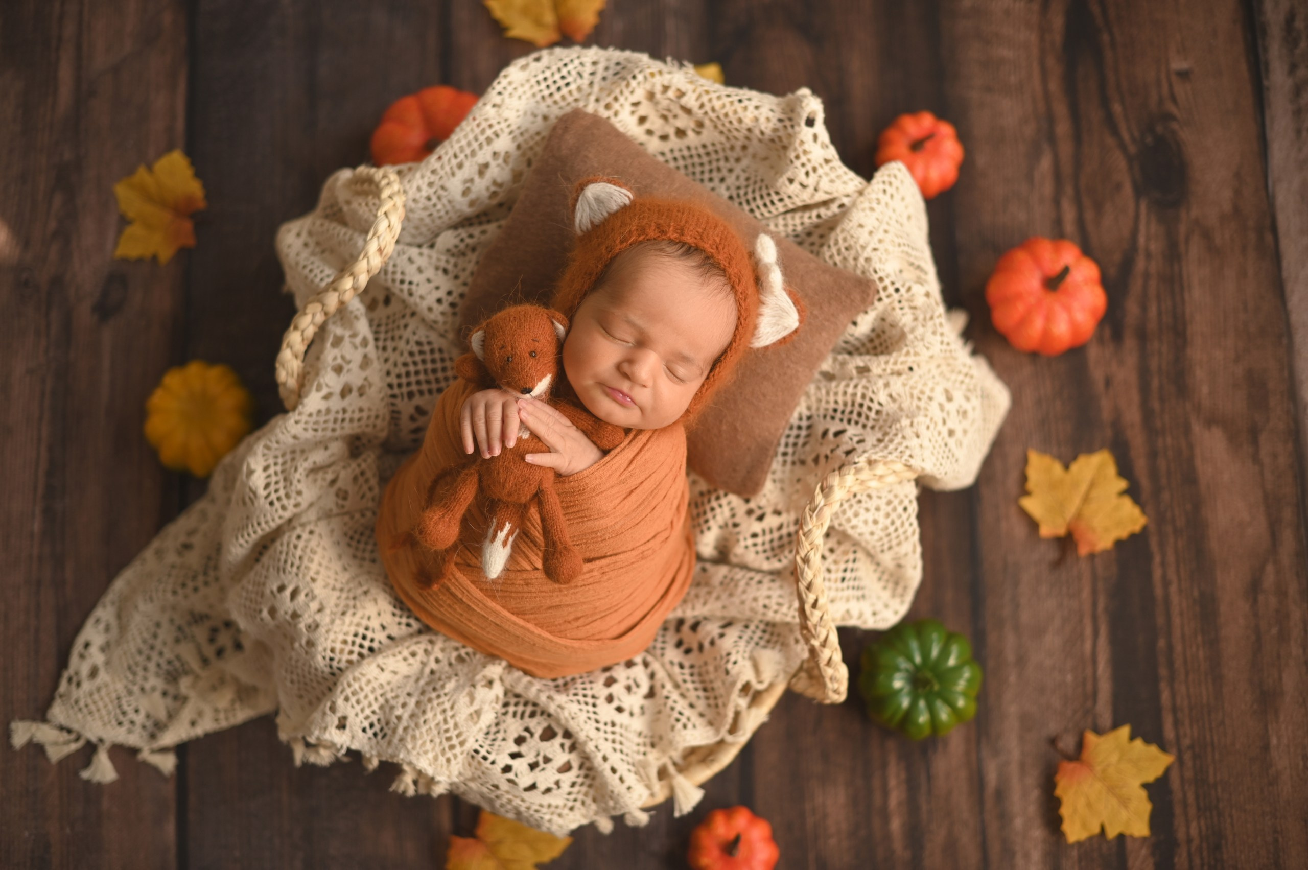 Милая Олеся 7 дней. Фотограф новорожденных во Владивостоке Панова Татьяна