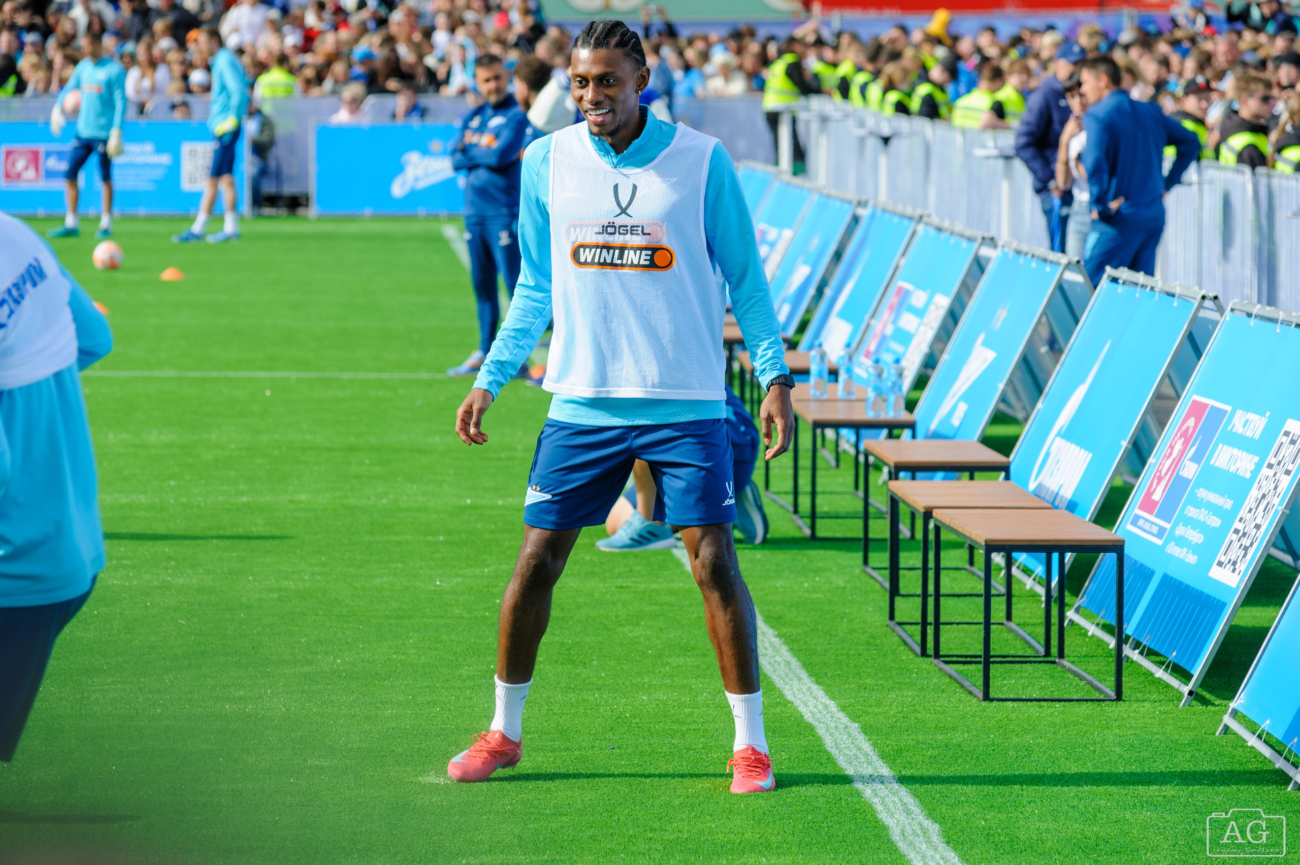 Открытая тренировка ФК «Зенит». Алексей Горчаков. Фотограф на ваш праздник