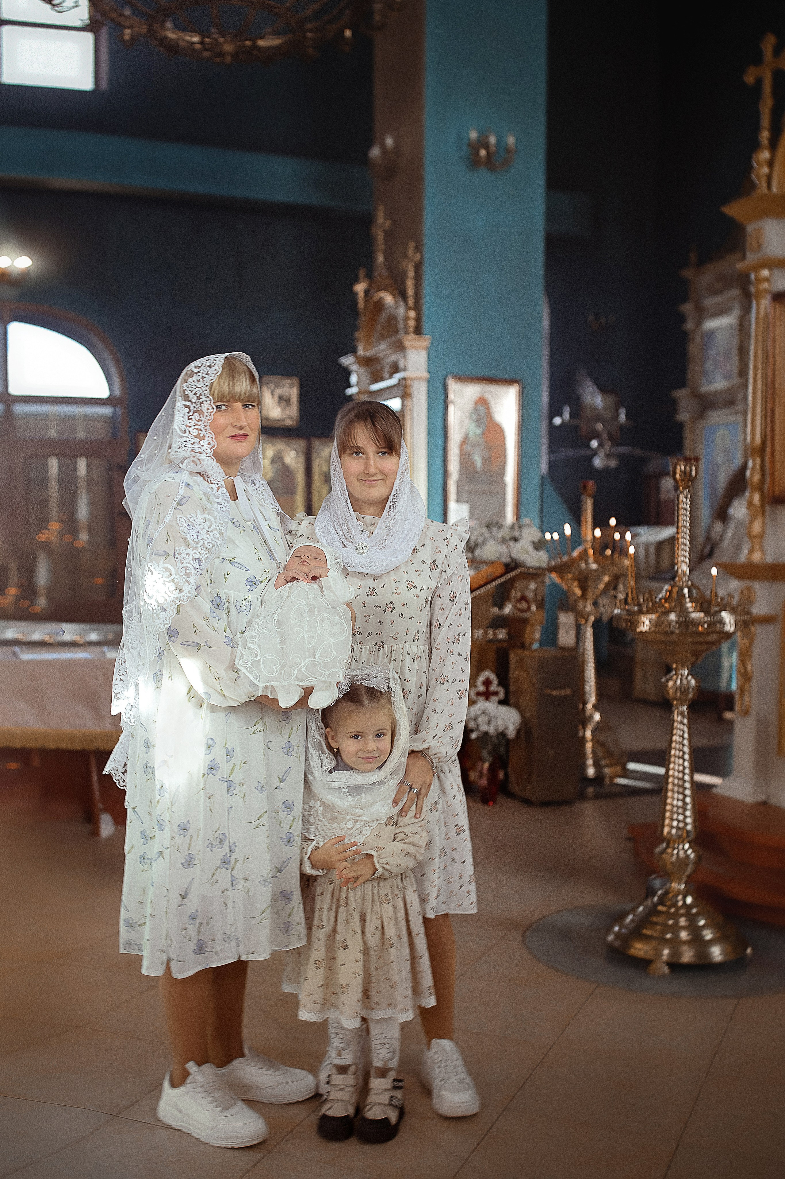 Крещение Полины село Хохол. Фотограф на крещение и венчание