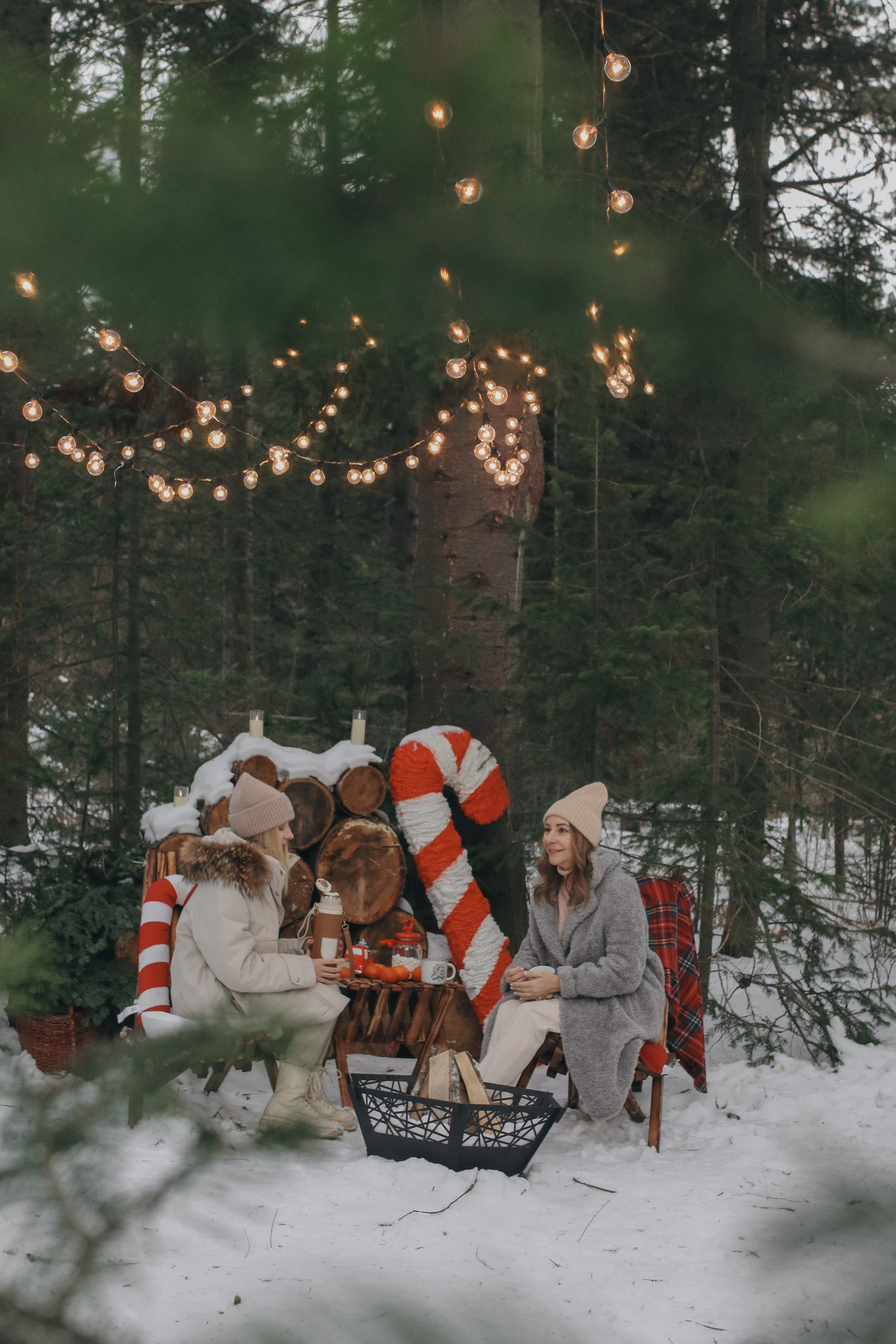 Лес зима. Семейный фотограф в Кемерово Мария Дорожко