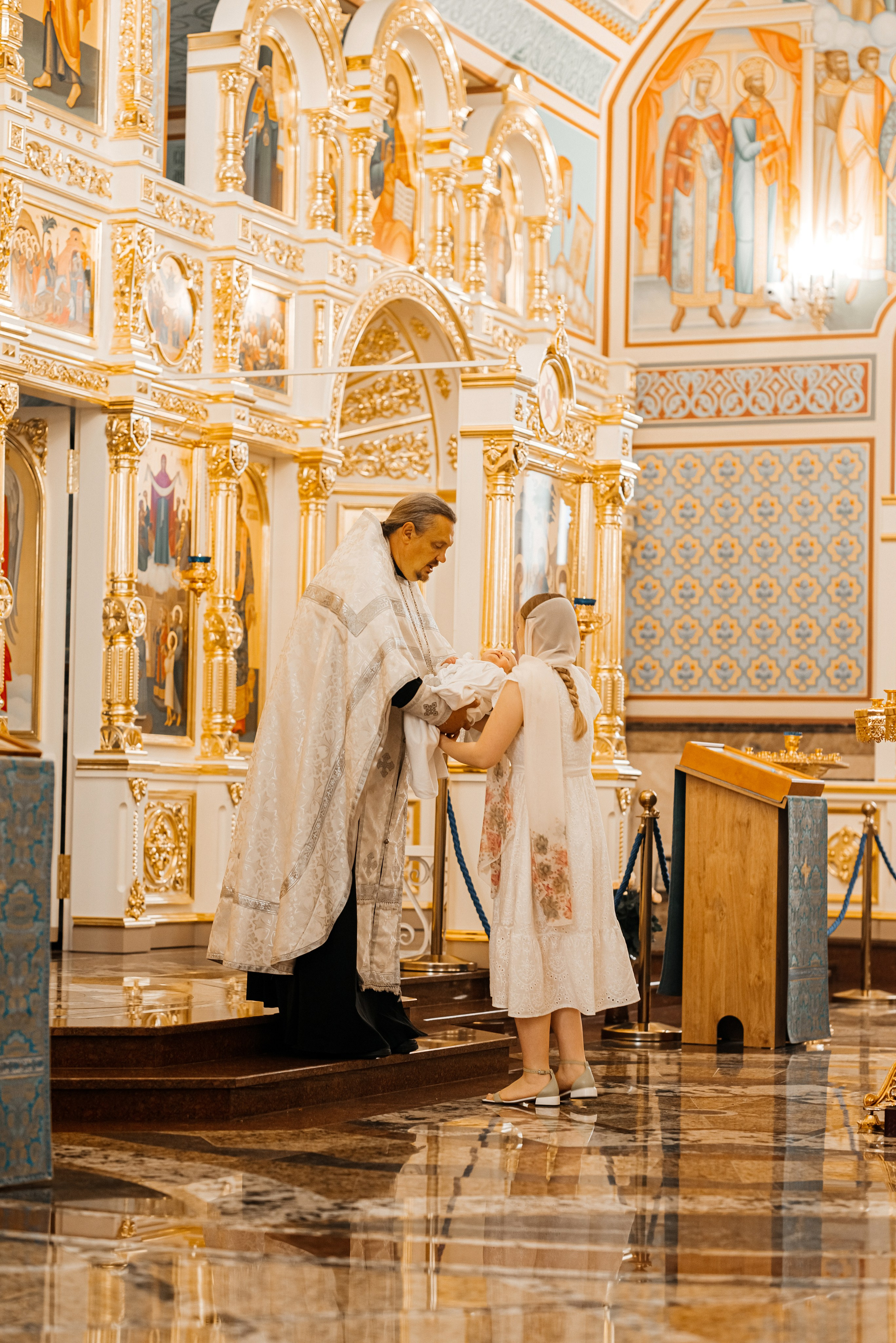 Таинство Крещения Александры. Фотограф Таинств Крещения и Венчания в г. Курске