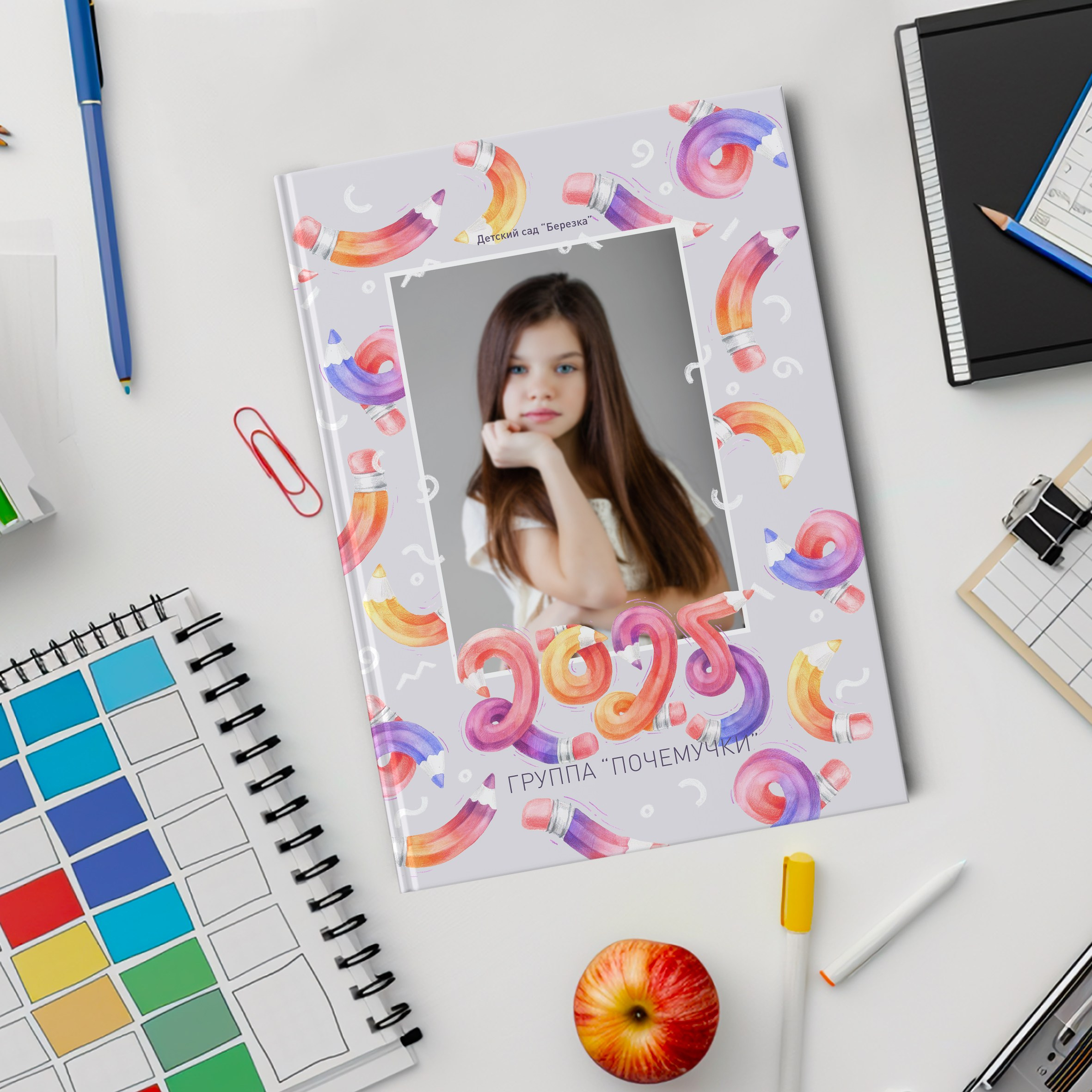 Цветные карандаши книги дет.сад. Николаева Виктория ваш фотограф в детский сад и школу