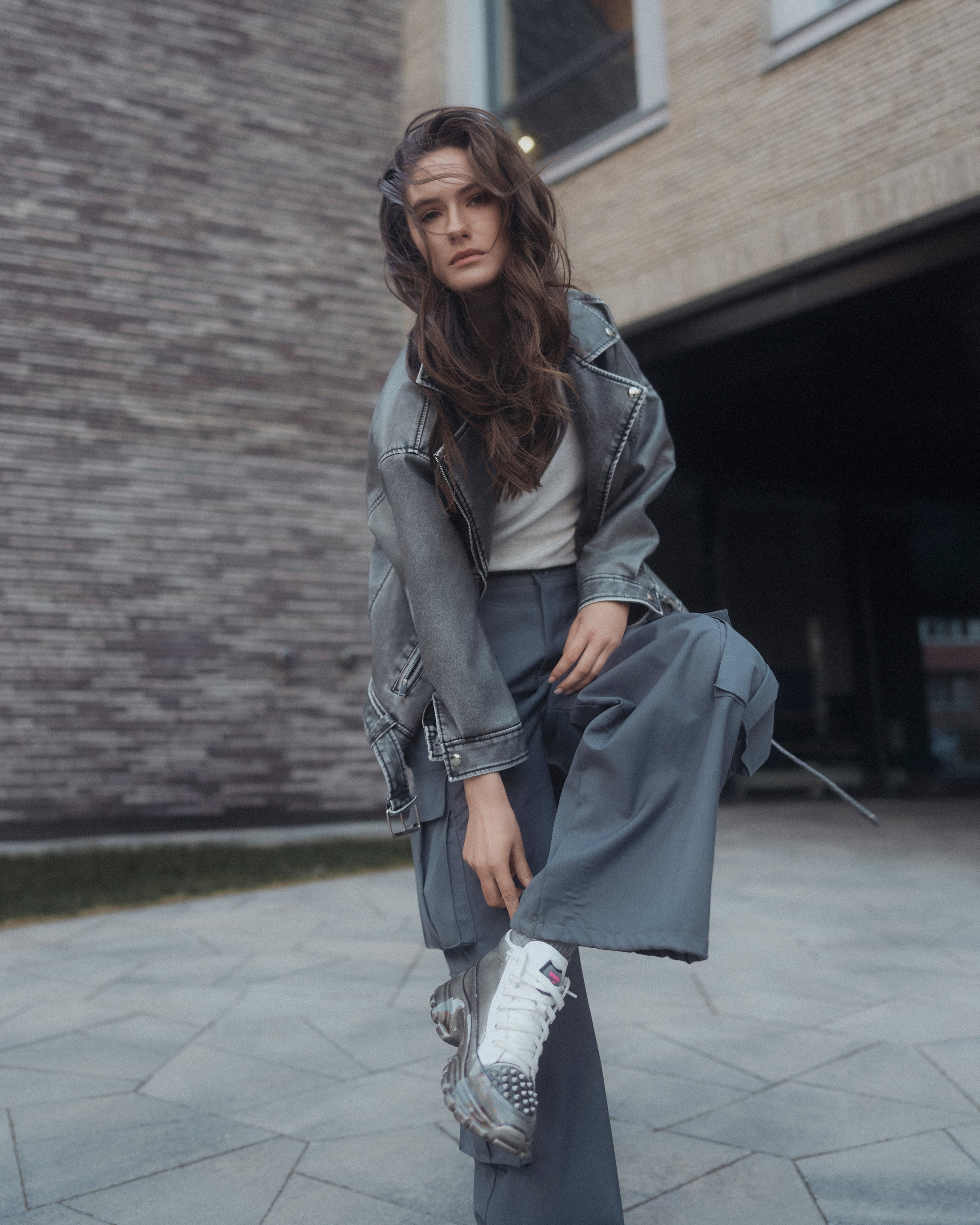 Street photo shoot with Nastya in Kazan near the new IT park