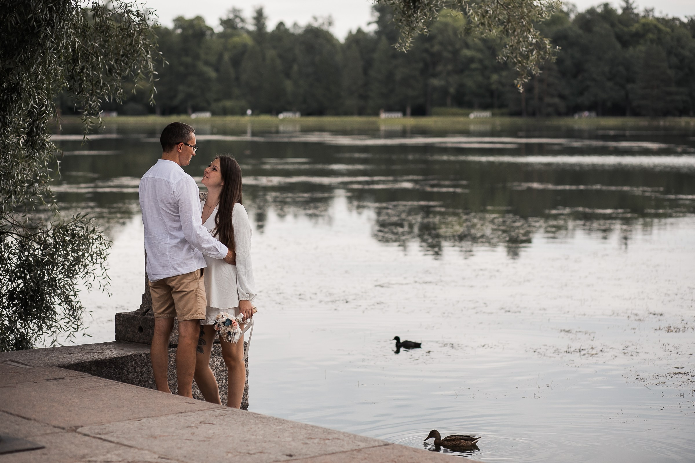 Вероника и Александр. Прогулка в Екатерининском парке. Свадебный и семейный фотограф в Колпино и СПб Юлия Папанова