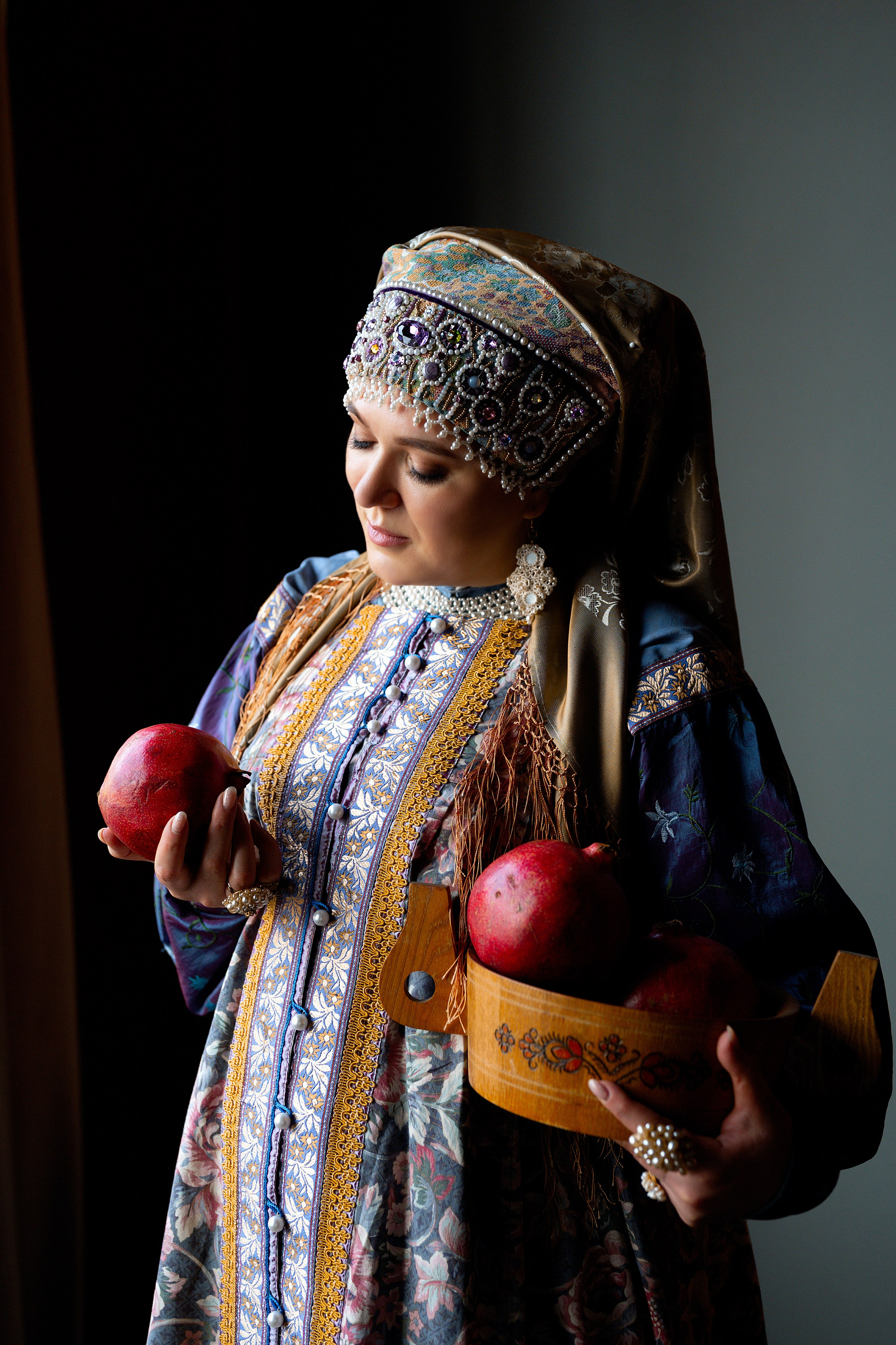 Фотосессия в русском народном костюме. Фотограф Юлия Кондратьева