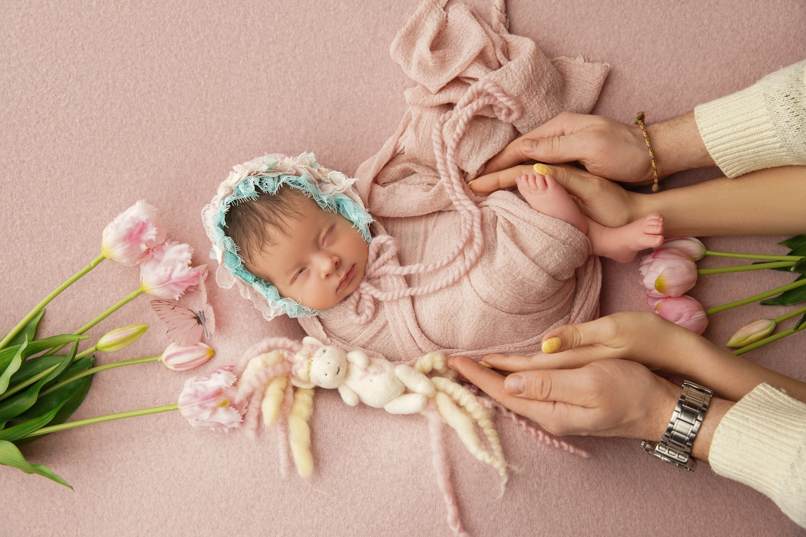 Девочки. Фотограф новорожденных. Семейный и детский фотограф в городе Сургуте