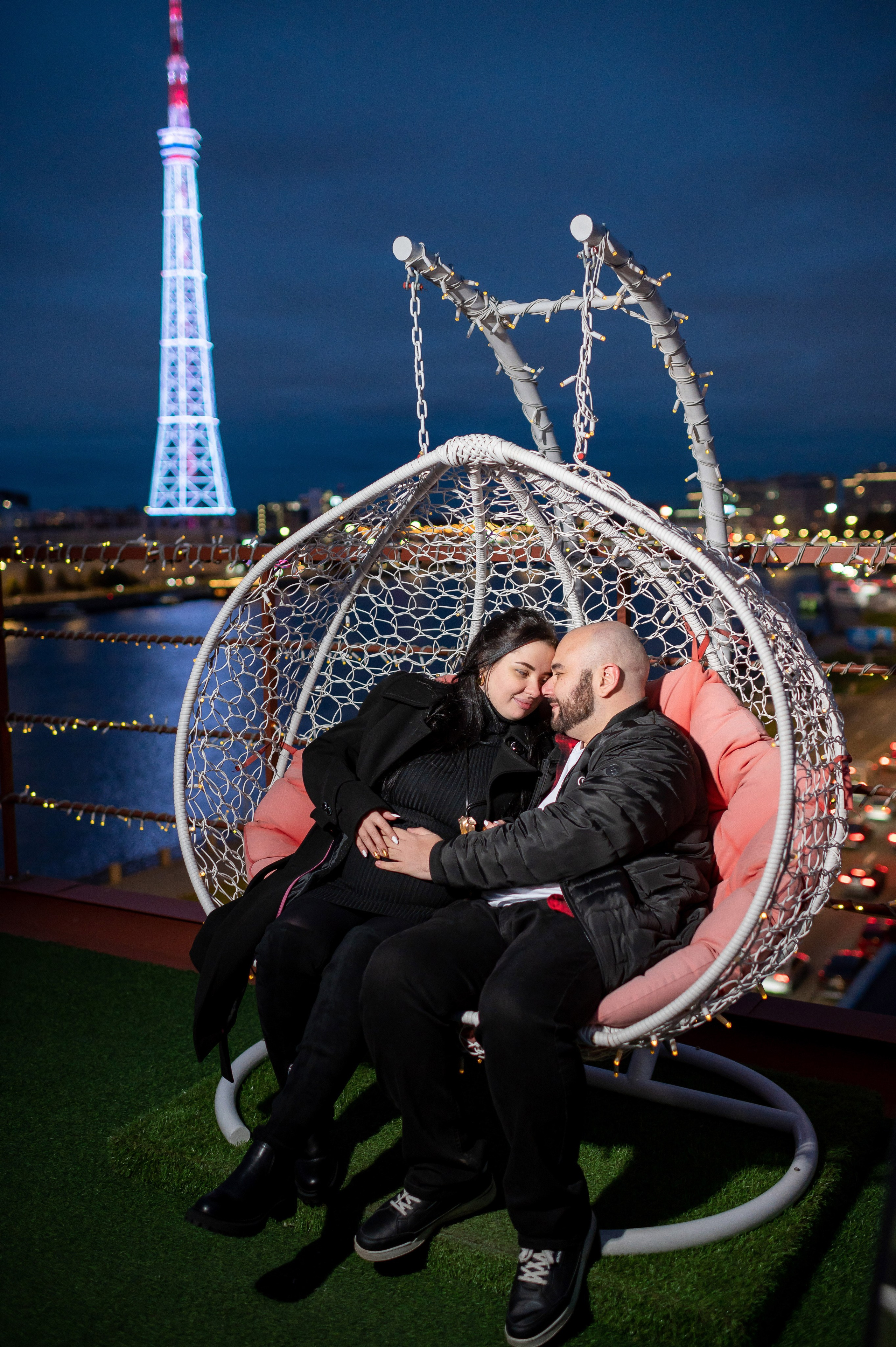 Гендер-пати на крыше Питера. Портретный, семейный и свадебный фотограф в Санкт-Петербурге и в Пушкине Ширяев Денис