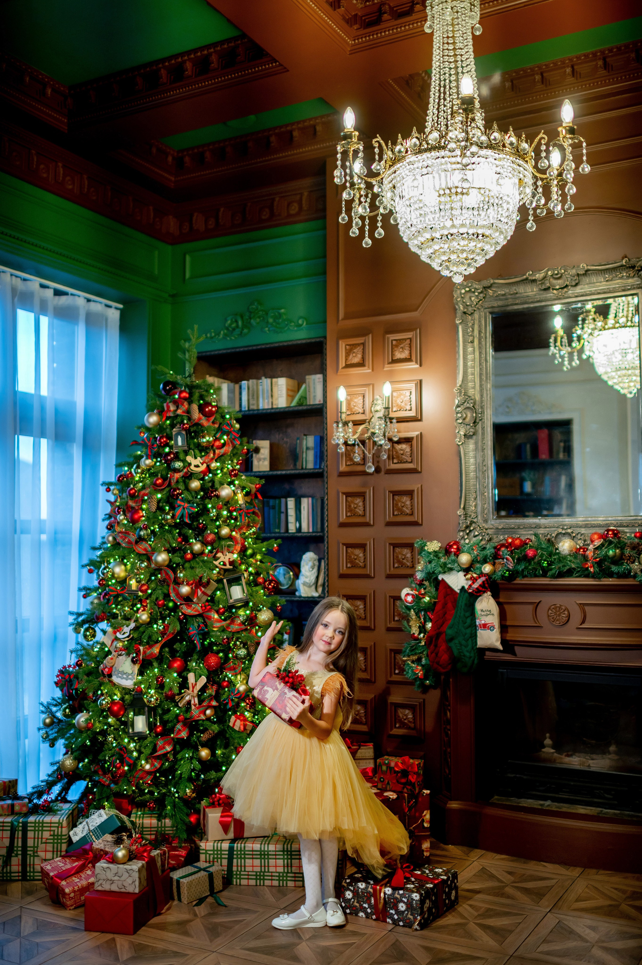 Новогодняя фотосессия в Leona Stage. Портретный, семейный и свадебный фотограф в Санкт-Петербурге и в Пушкине Ширяев Денис