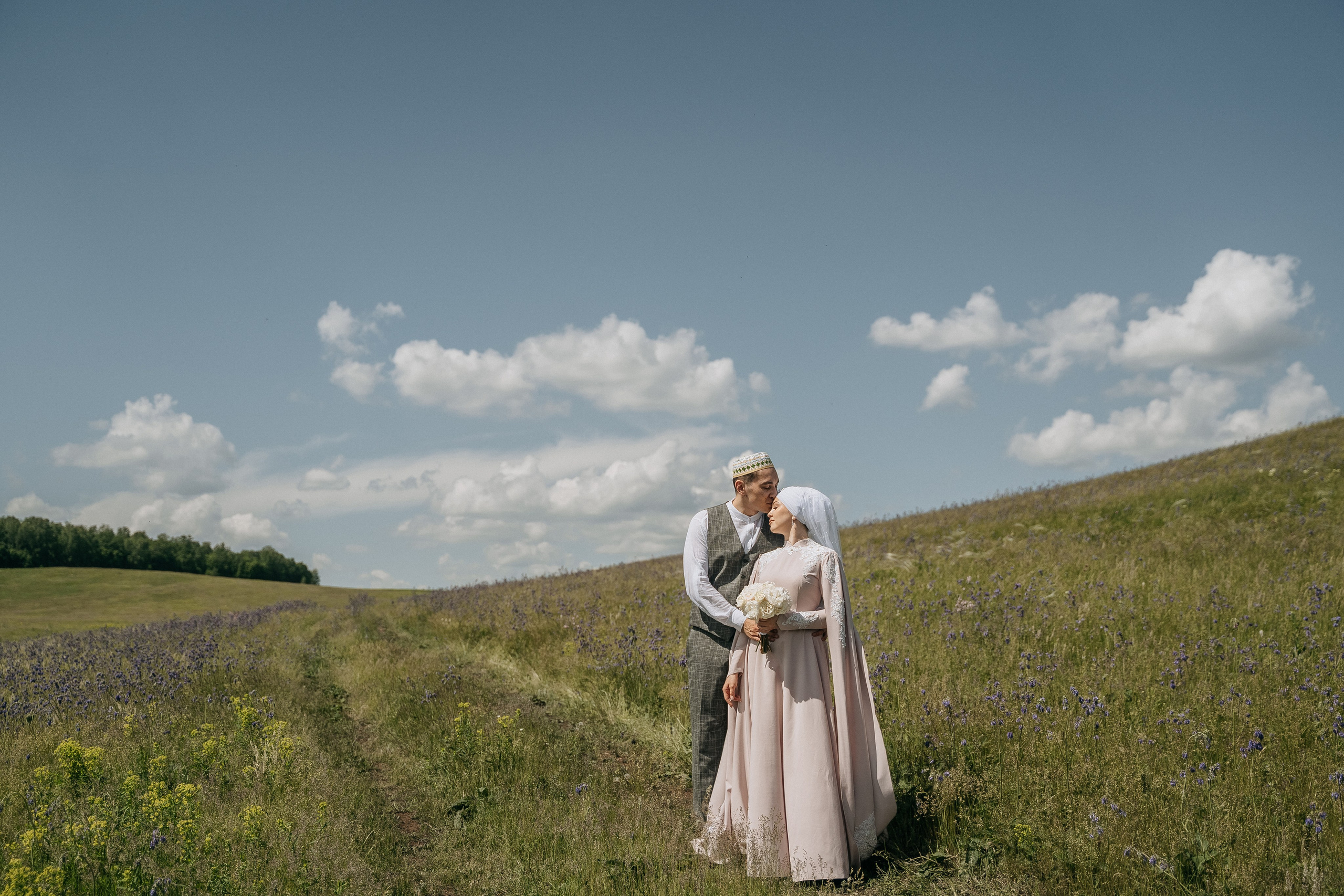 Асхат и Аделия. Свадебный семейный фотограф Ксения Божко Уфа Раевка никах в Нарыстау
