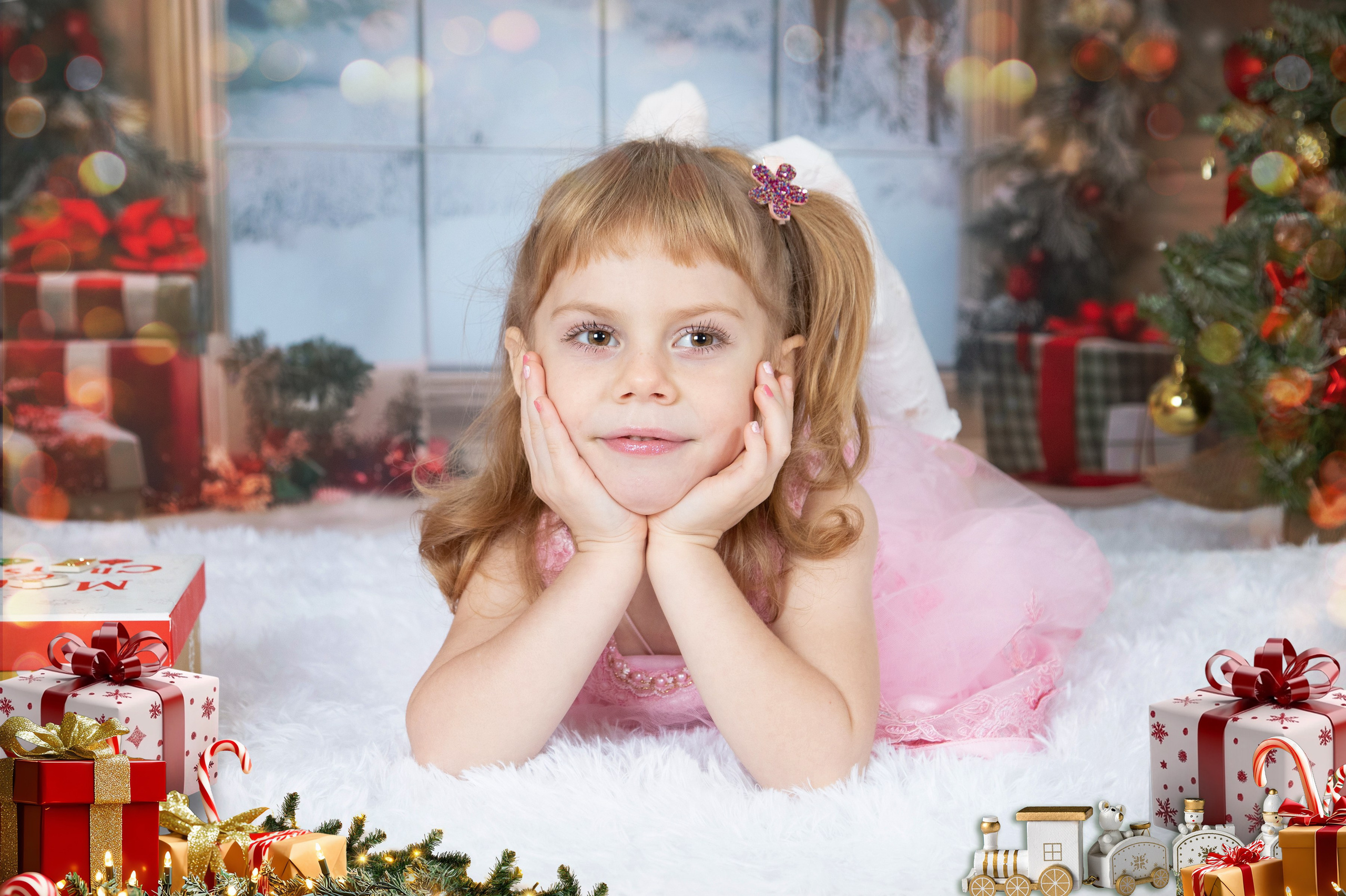 Новогодняя фотосессия «Звонок в рождество». Детская фотостудия «Фоточка» Москва Зеленоград фотопроекты, выпускные альбомы