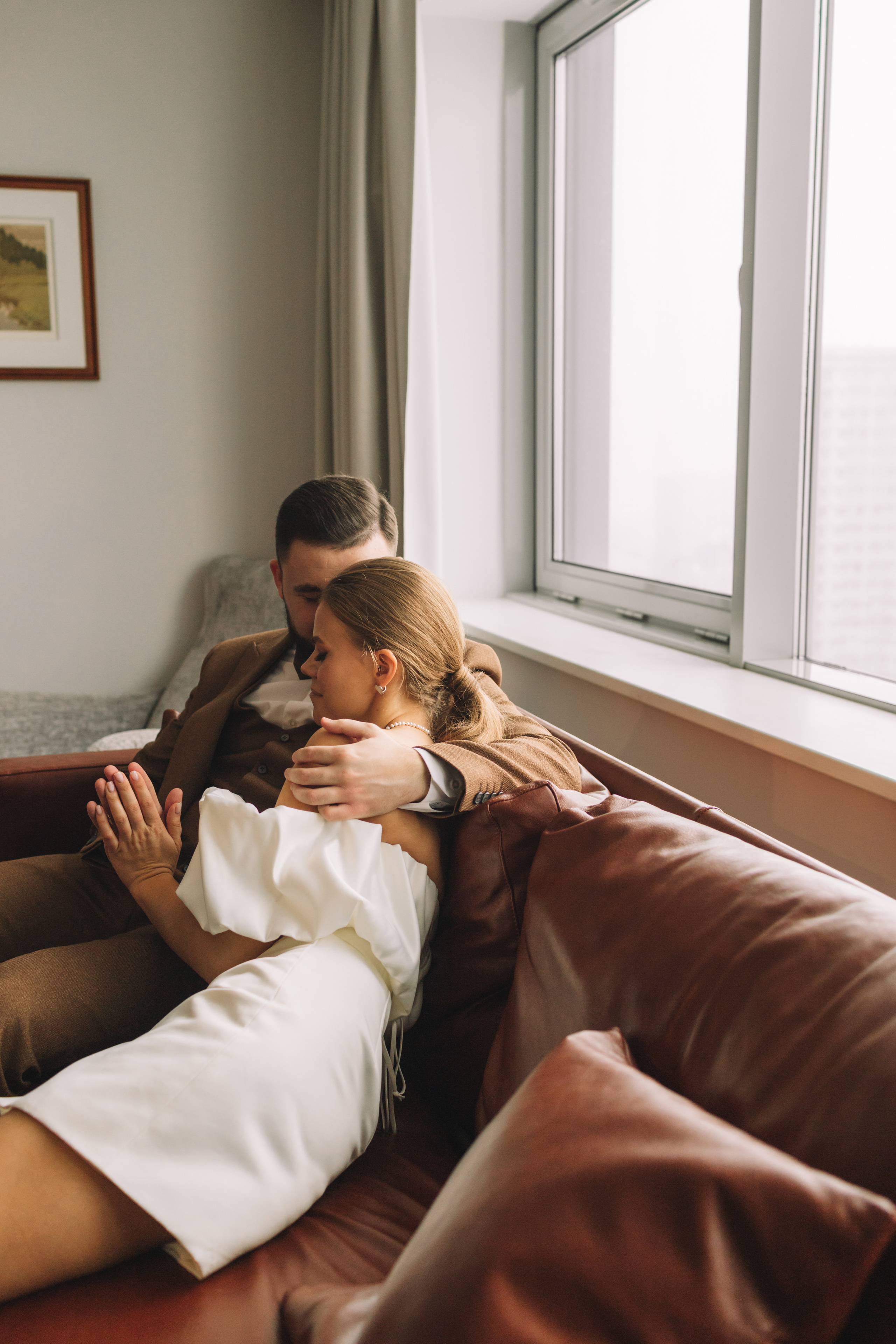 Утро Татьяны и Сергея. Свадебный фотограф Москва Татьяна Кундельчук