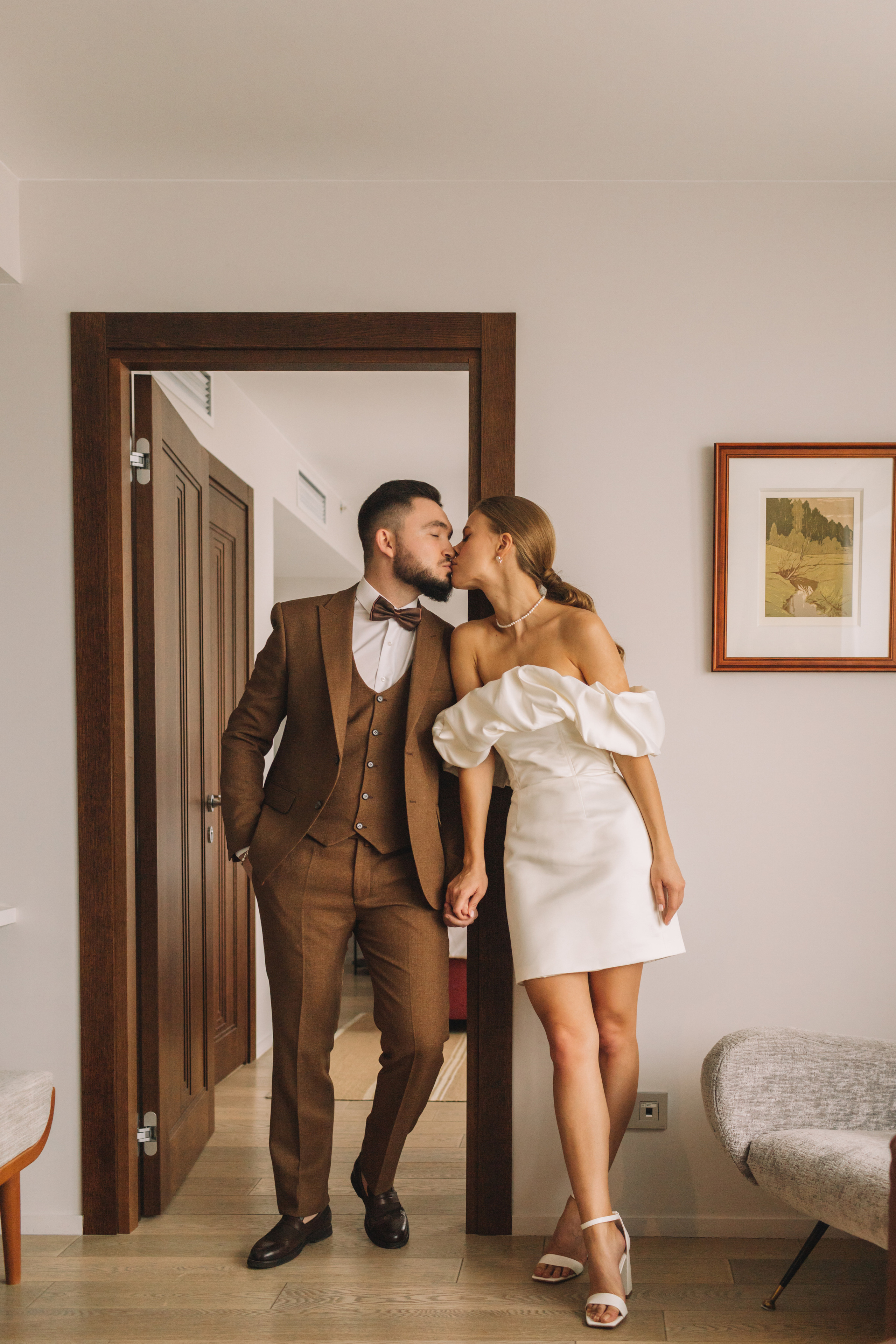 Утро Татьяны и Сергея. Свадебный фотограф Москва Татьяна Кундельчук