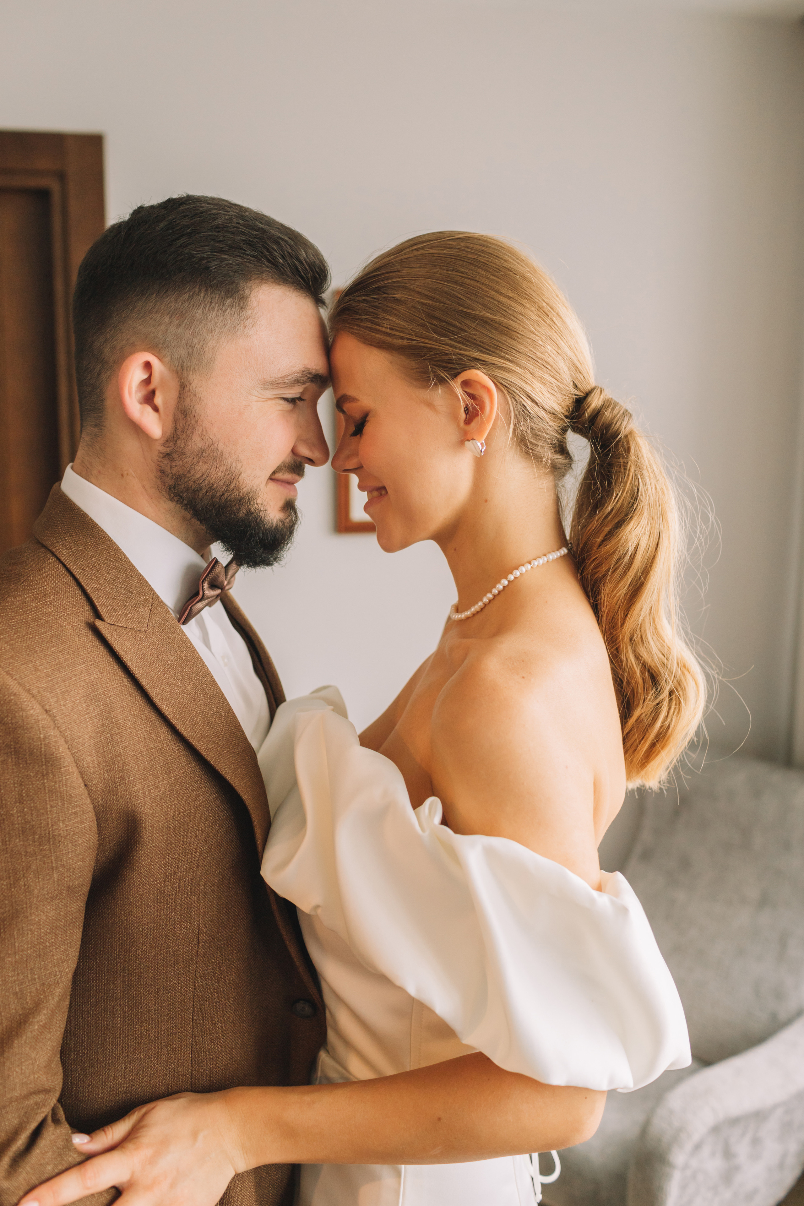 Утро Татьяны и Сергея. Свадебный фотограф Москва Татьяна Кундельчук