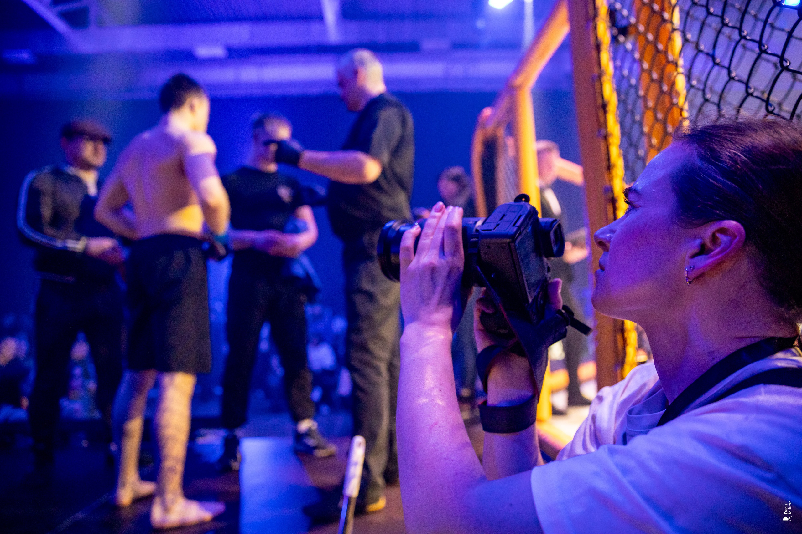 Бои в клетке «Северный Воин». Портретный фотограф Денис Милютин