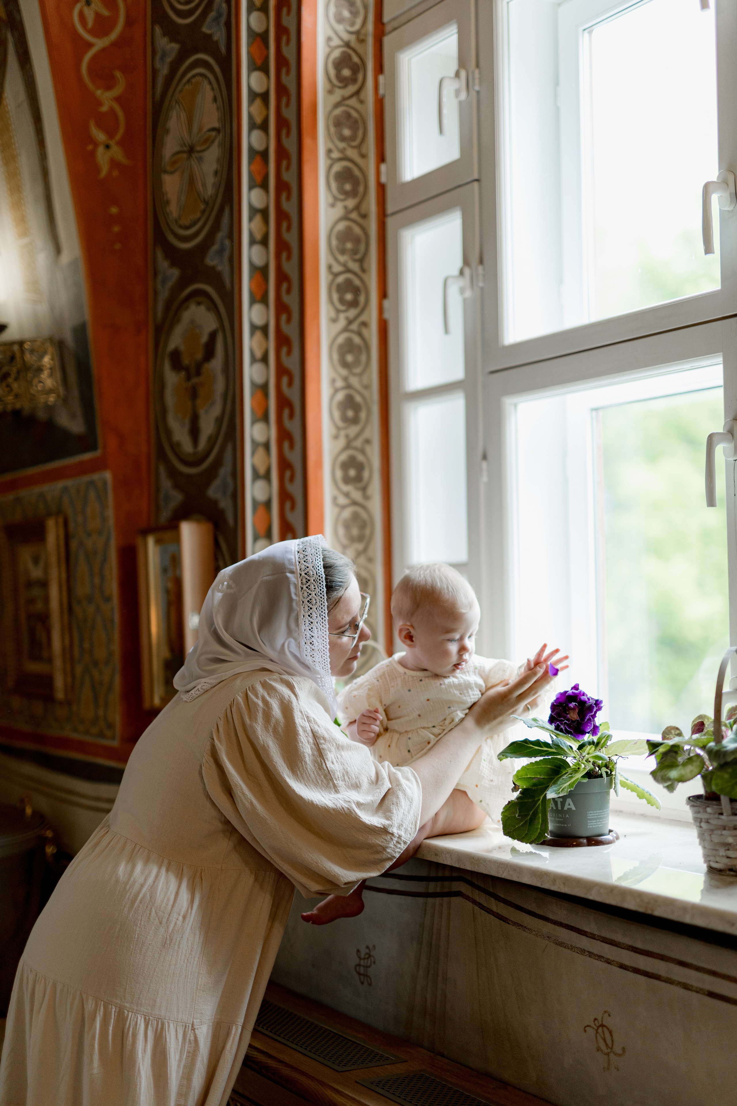 Таинство Крещения Веры. Фотограф новорождённых Newborn Москва