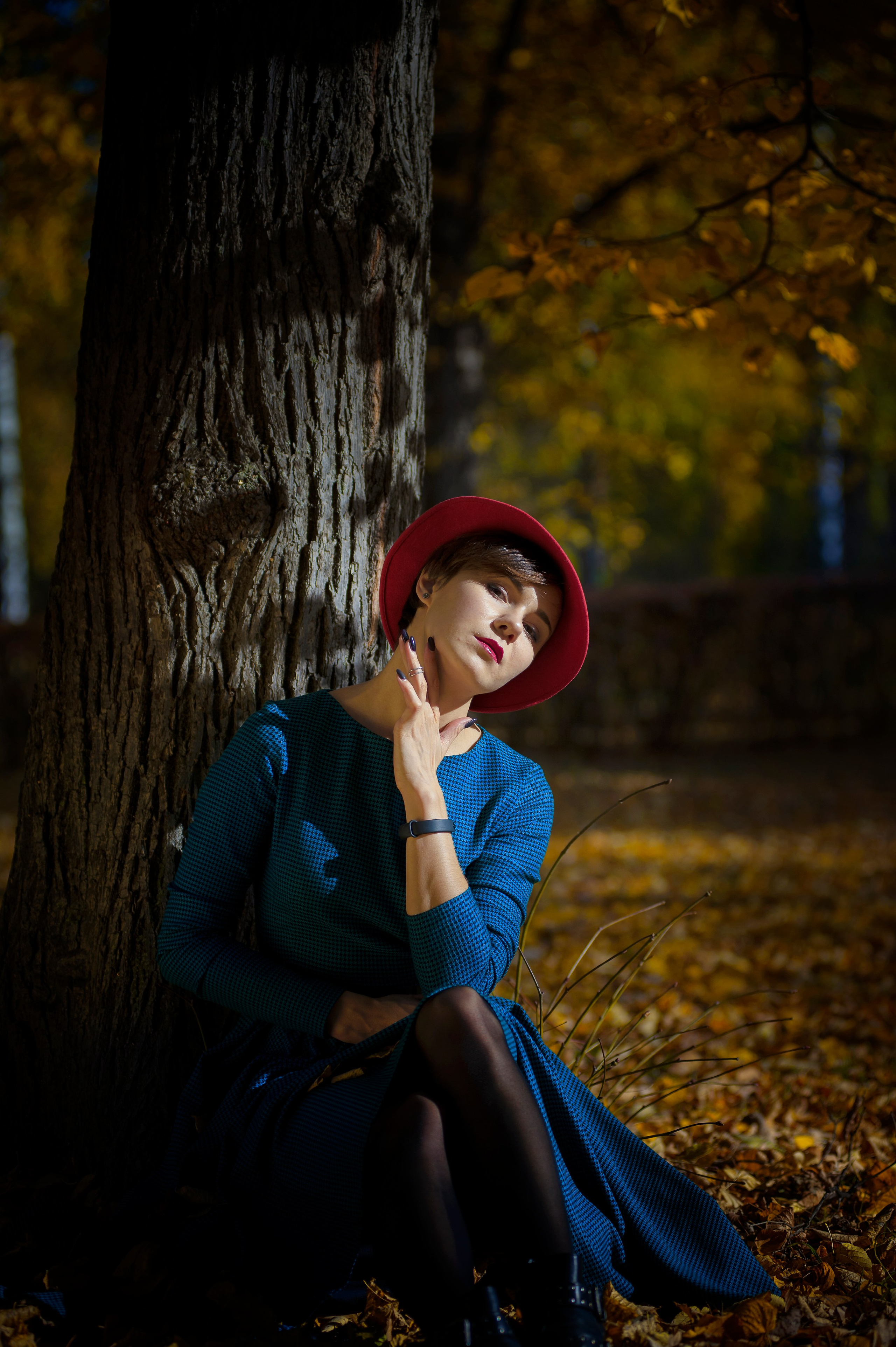 Женский портрет в естественном свете, крупный план.