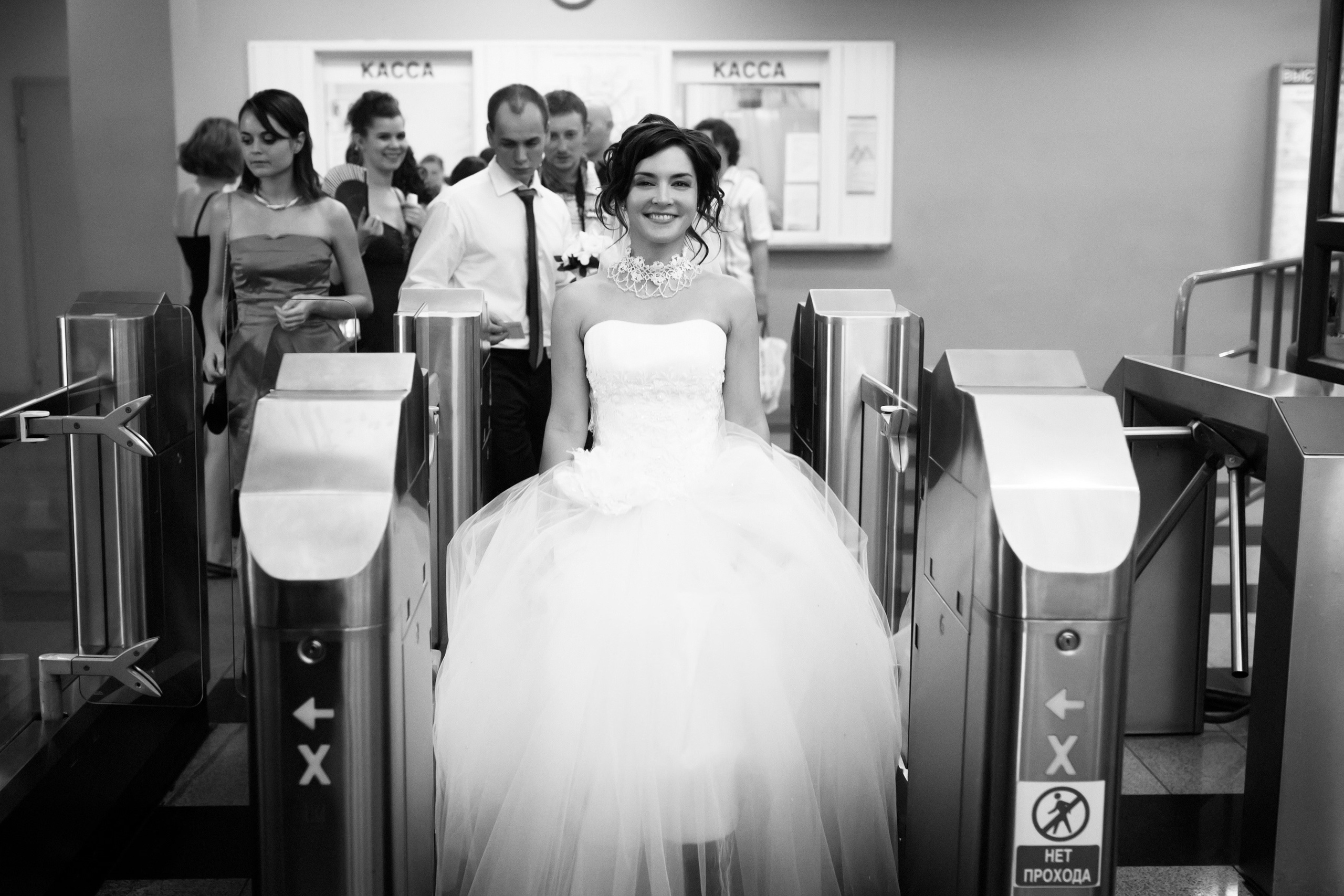 Свадебная съемка в тумане. Фотографы в Москве Светлана Устинова и Сергей Грачев