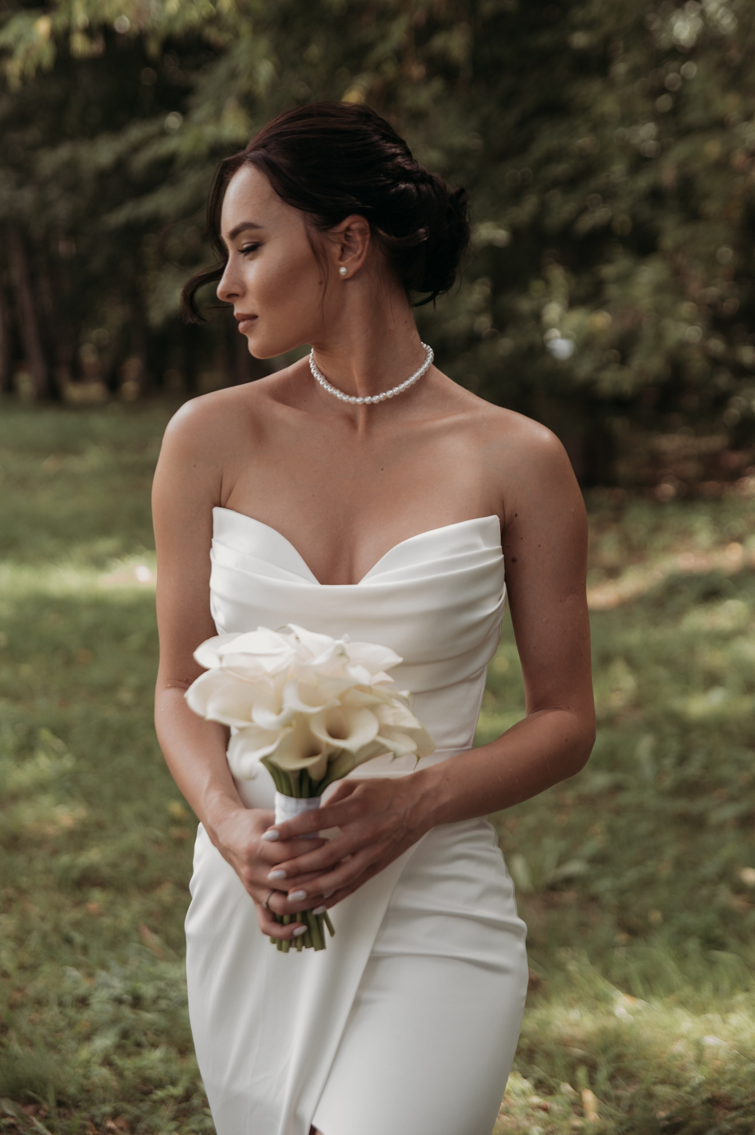 Галерея со свадьбы в Твери, красивая пара в Домотканово. Свадебный фотограф в Твери, Москве и Санкт-Петербурге Денисова Екатерина