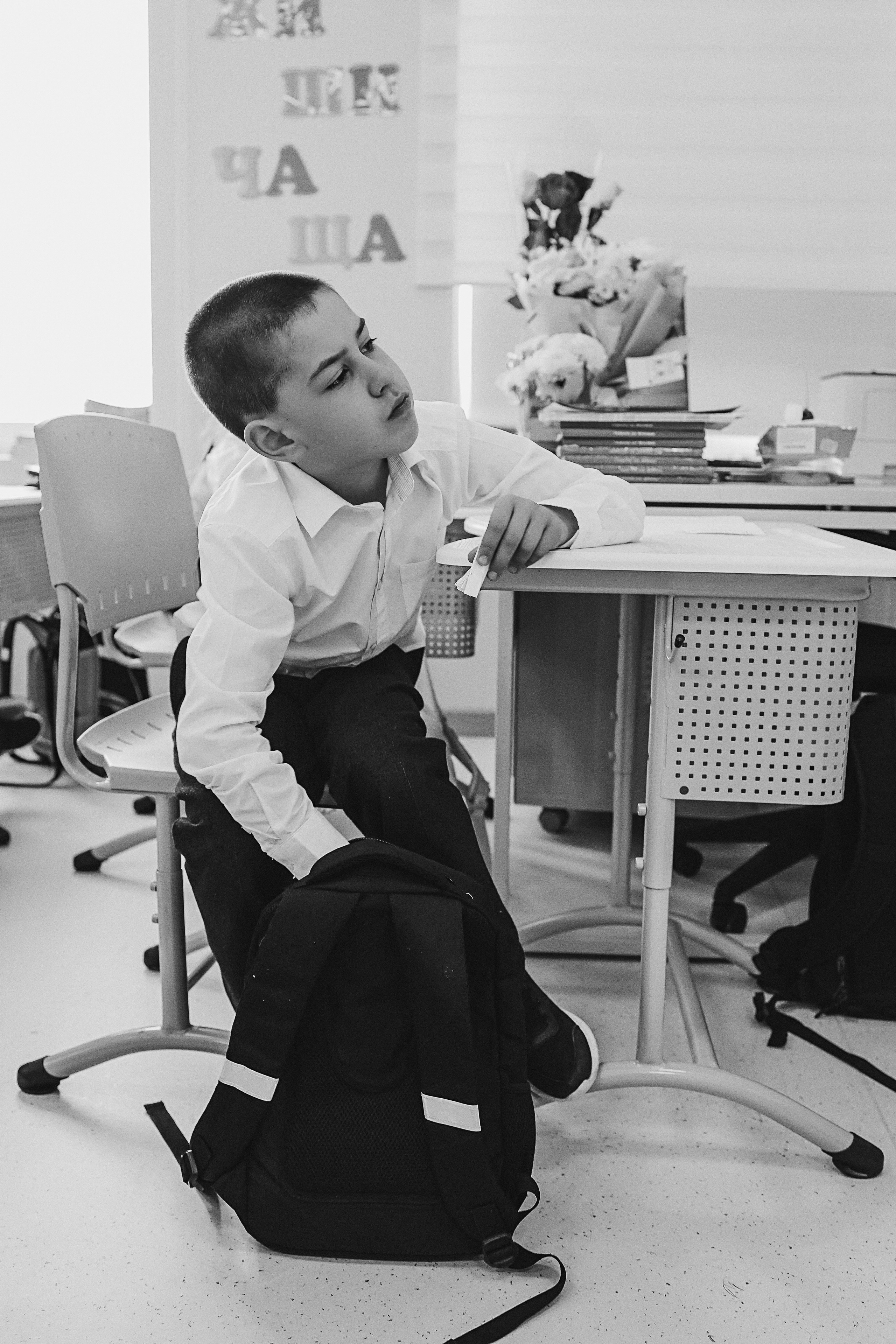 Один день в школе 1 класс. Семейный фотограф Тюмень, фотограф на роды Салмина Мария