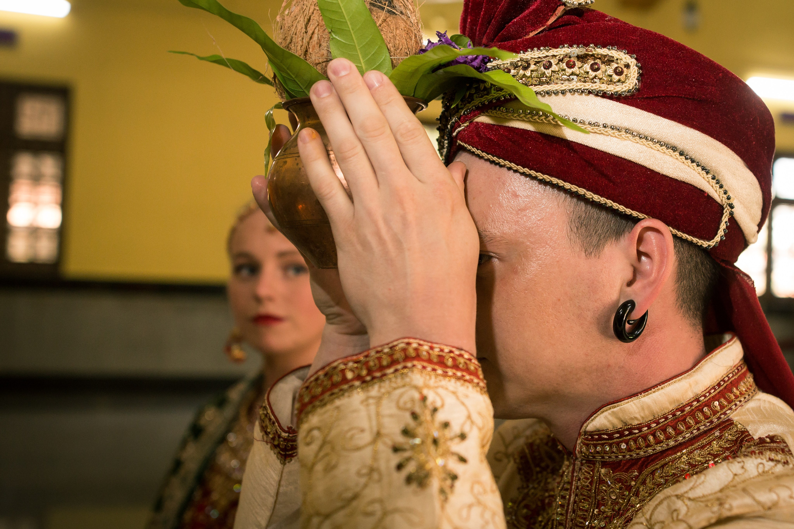 Церемония в индийском храме