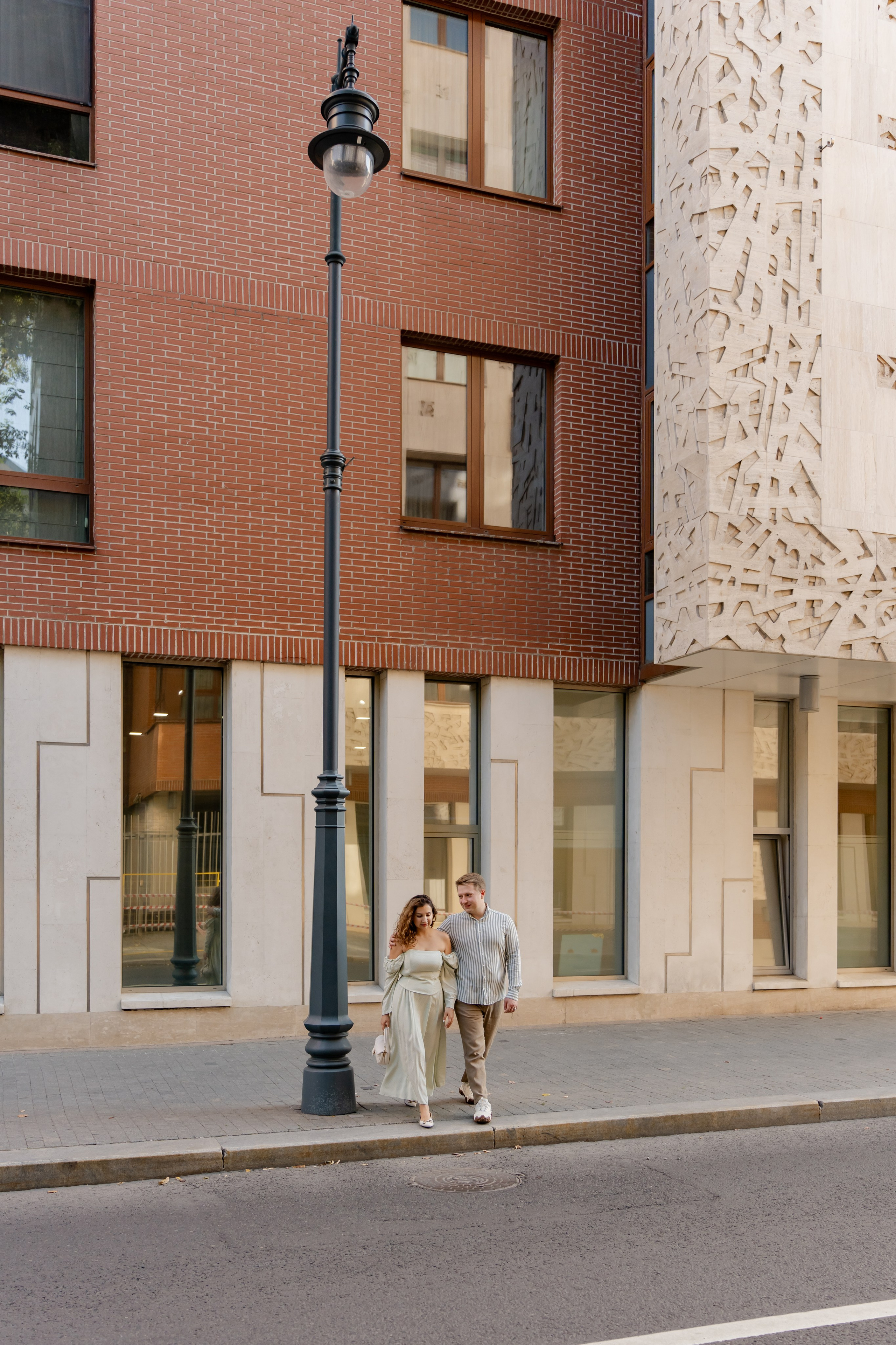 Фотосессия пары на улице. Фотограф Москва