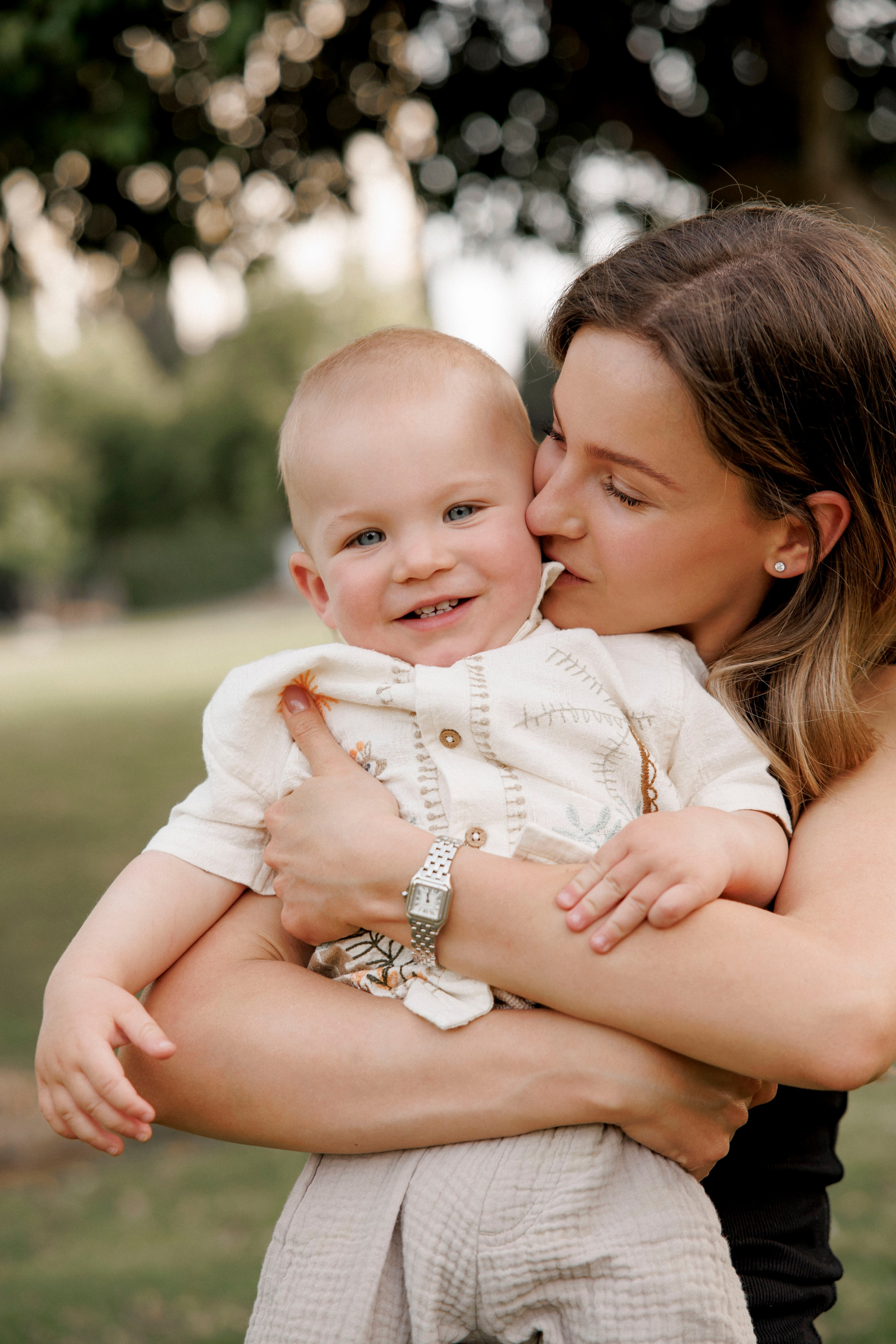 One year old at home. Wedding and family photographer