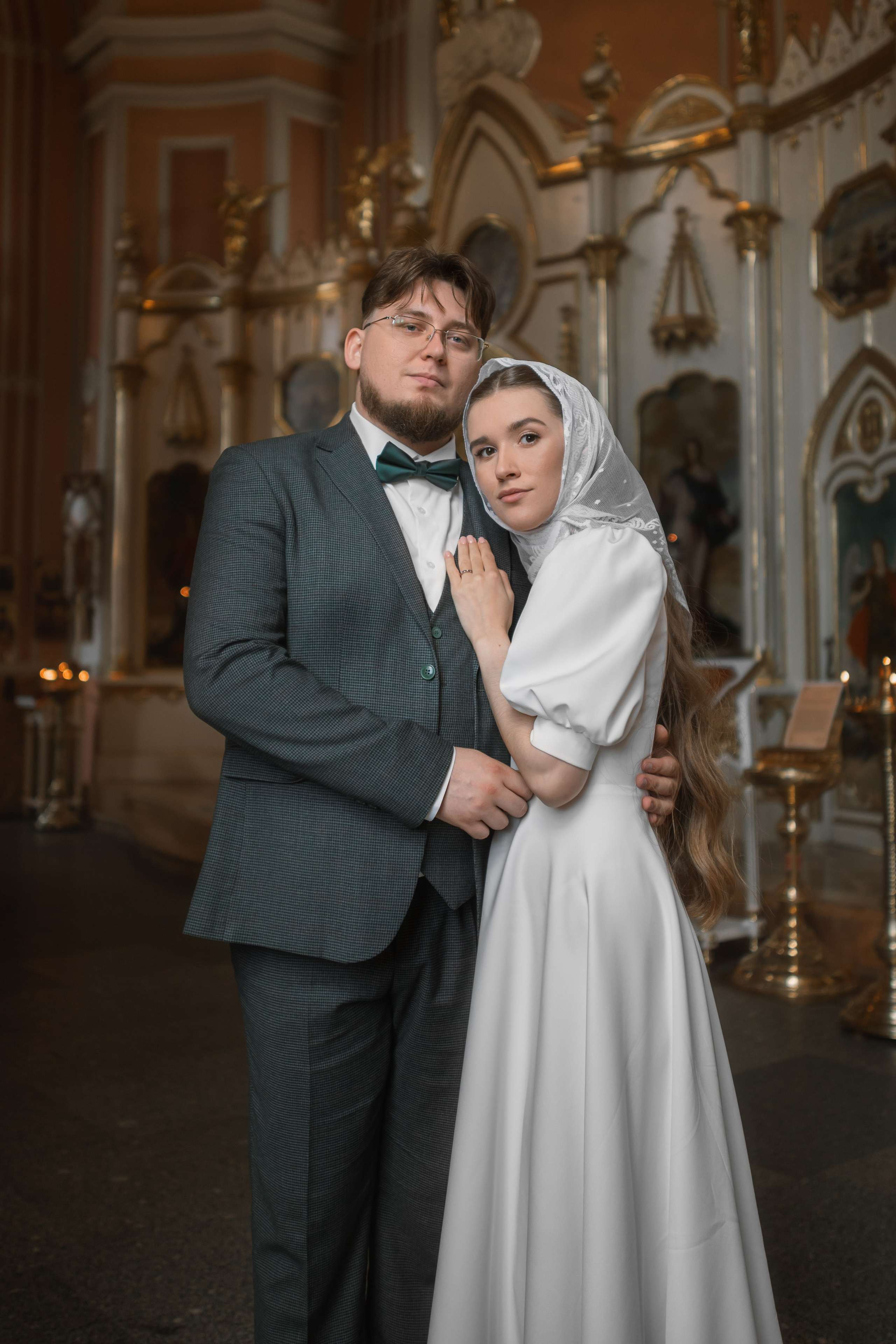 Венчание в Чесменском храме. Фотограф на крещение и венчание, семейный фотограф в Санкт-Петербурге