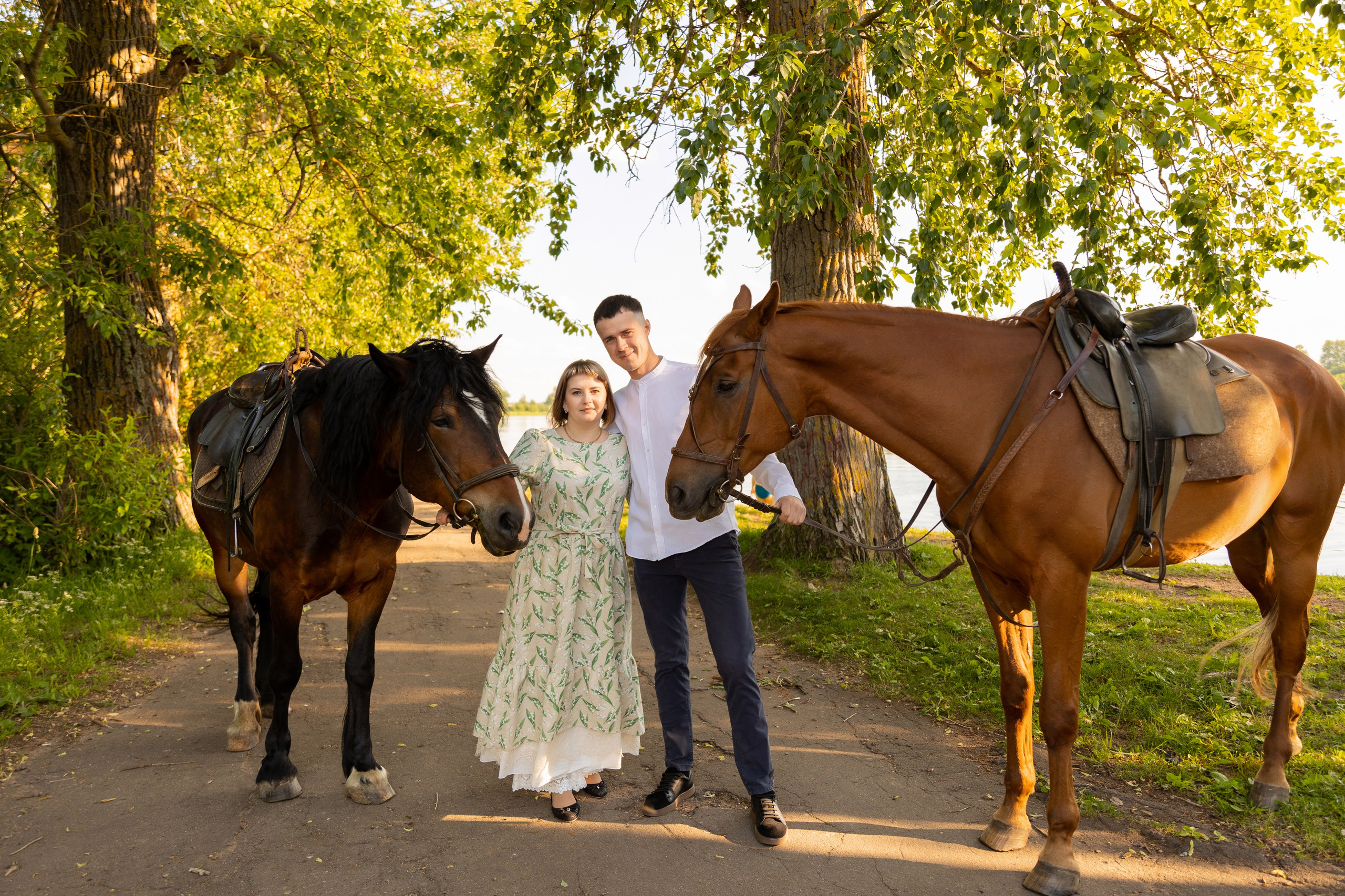 Фотопрогулка на лошадях. Семейный и свадебный фотограф в Санкт-Петербурге Татьяна Швыкова