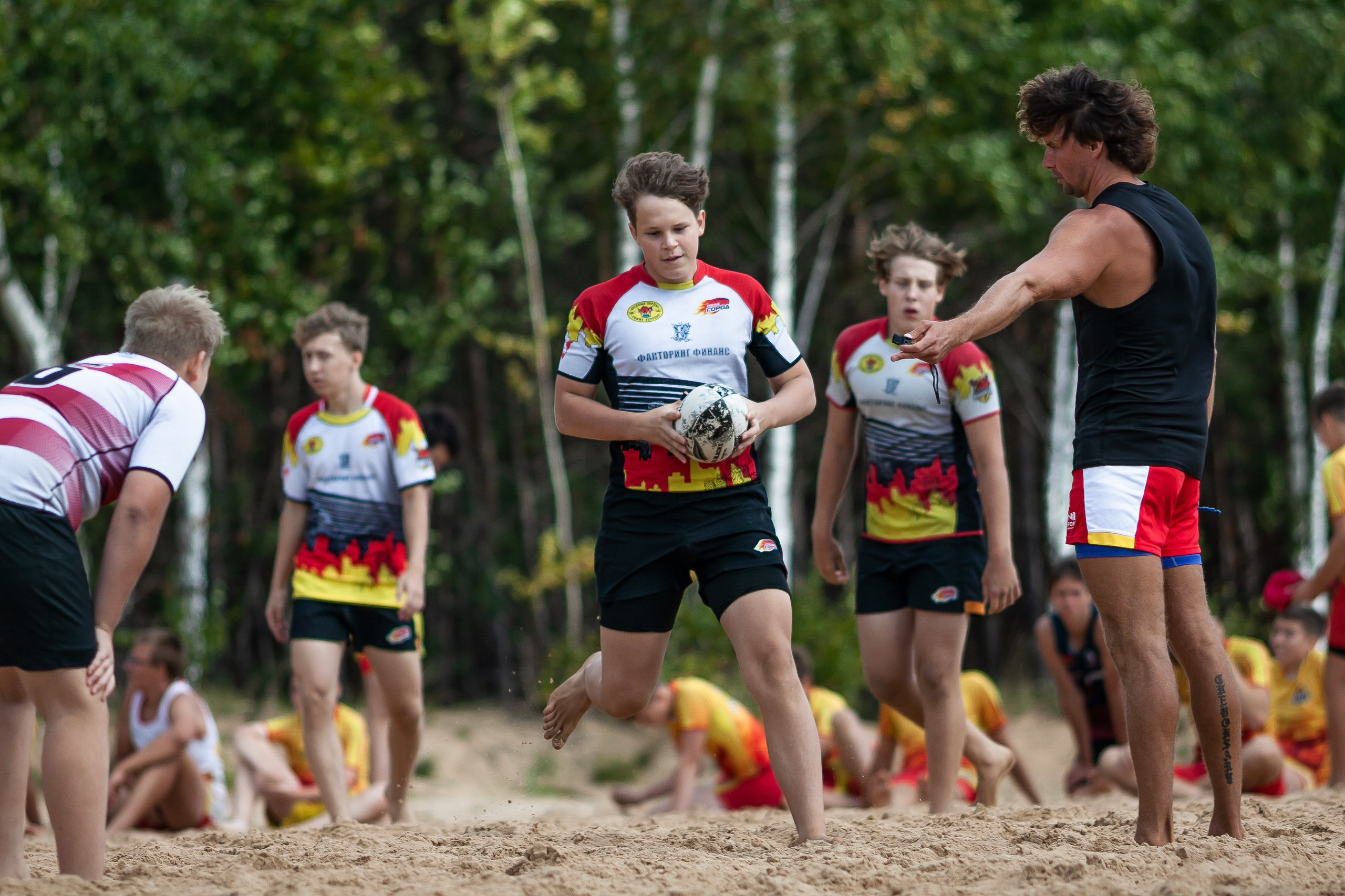 «Кубок «Молота» по пляжному Регби. Фотография
