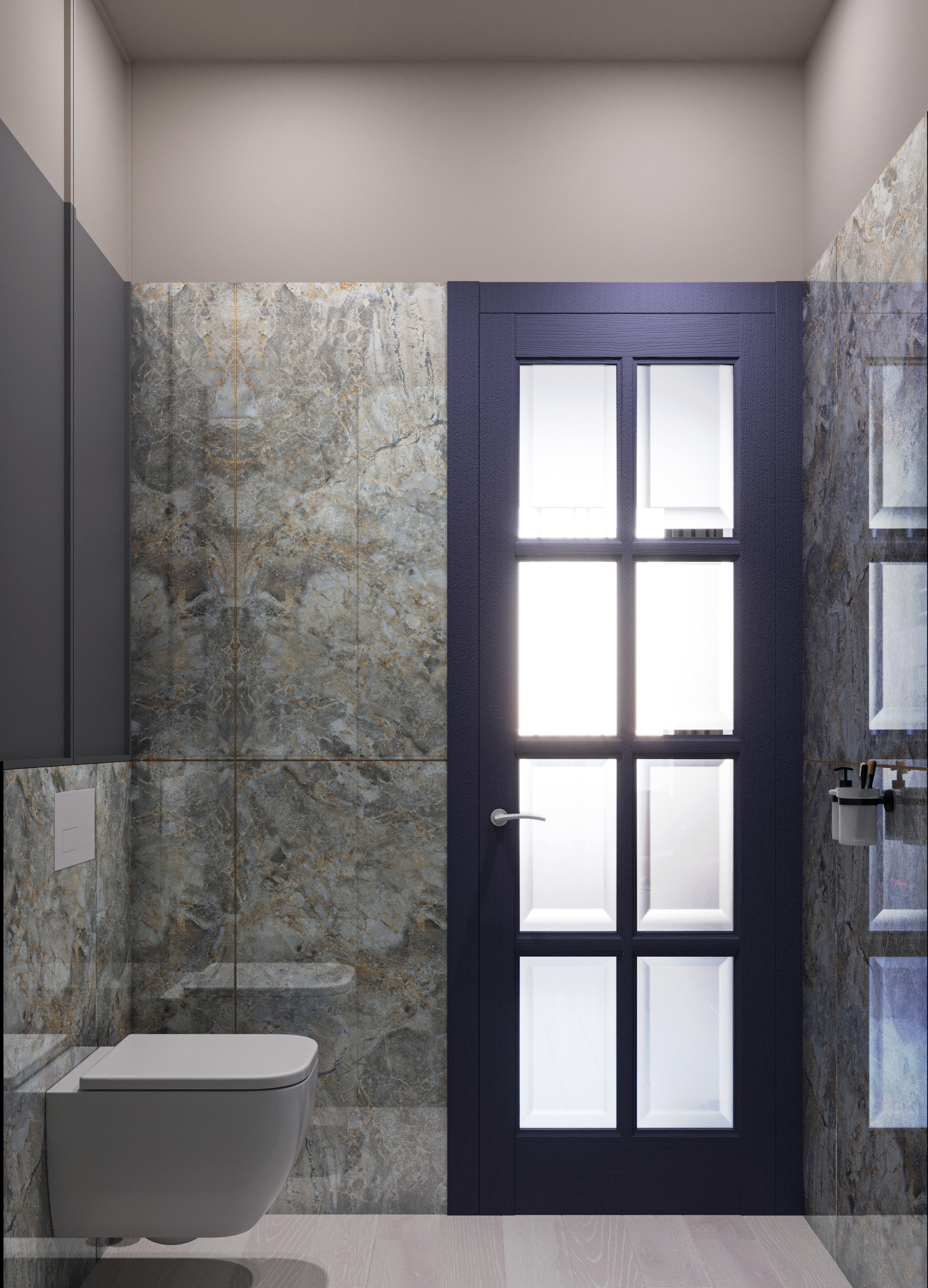 Neva House. 3D visualization of exteriors and interiors