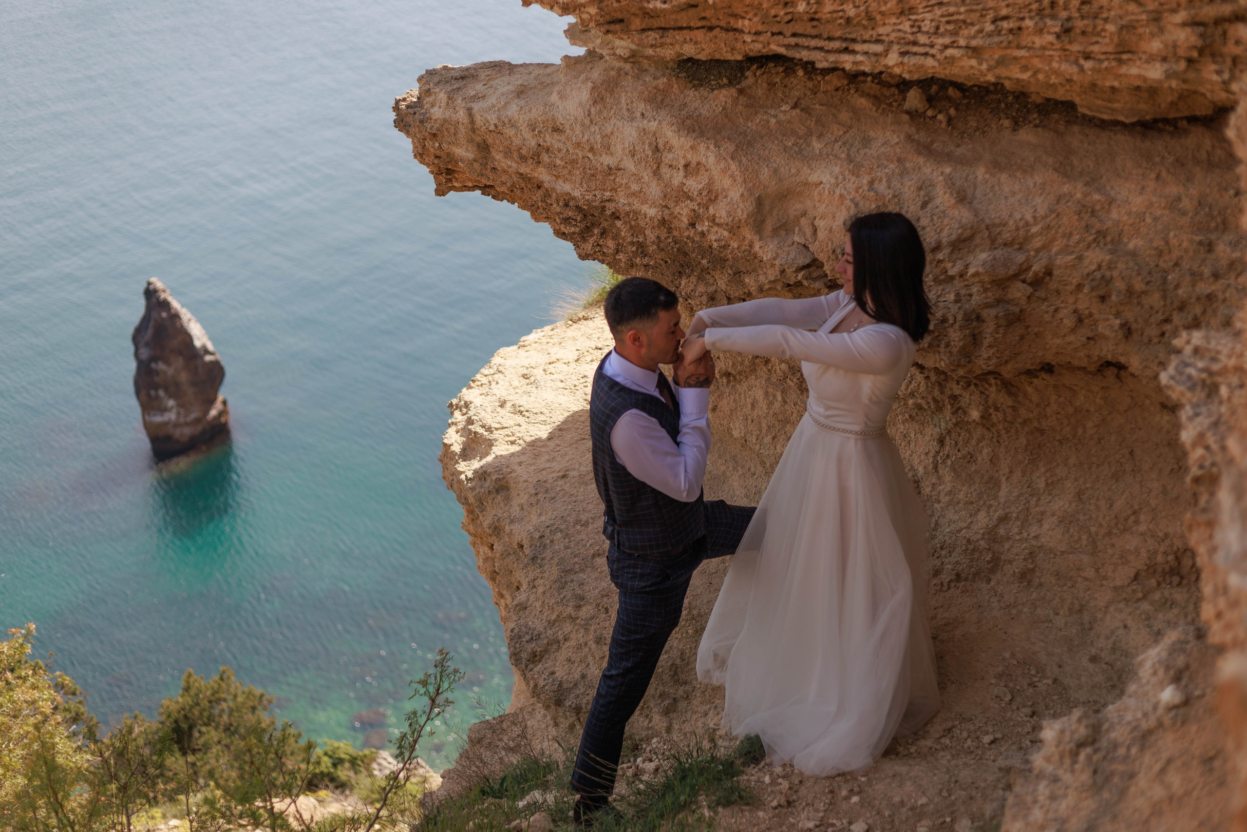 Мерьер и Джемиль фиолент тигровый мыс. Фотограф и видеограф в Крыму и Севастополе