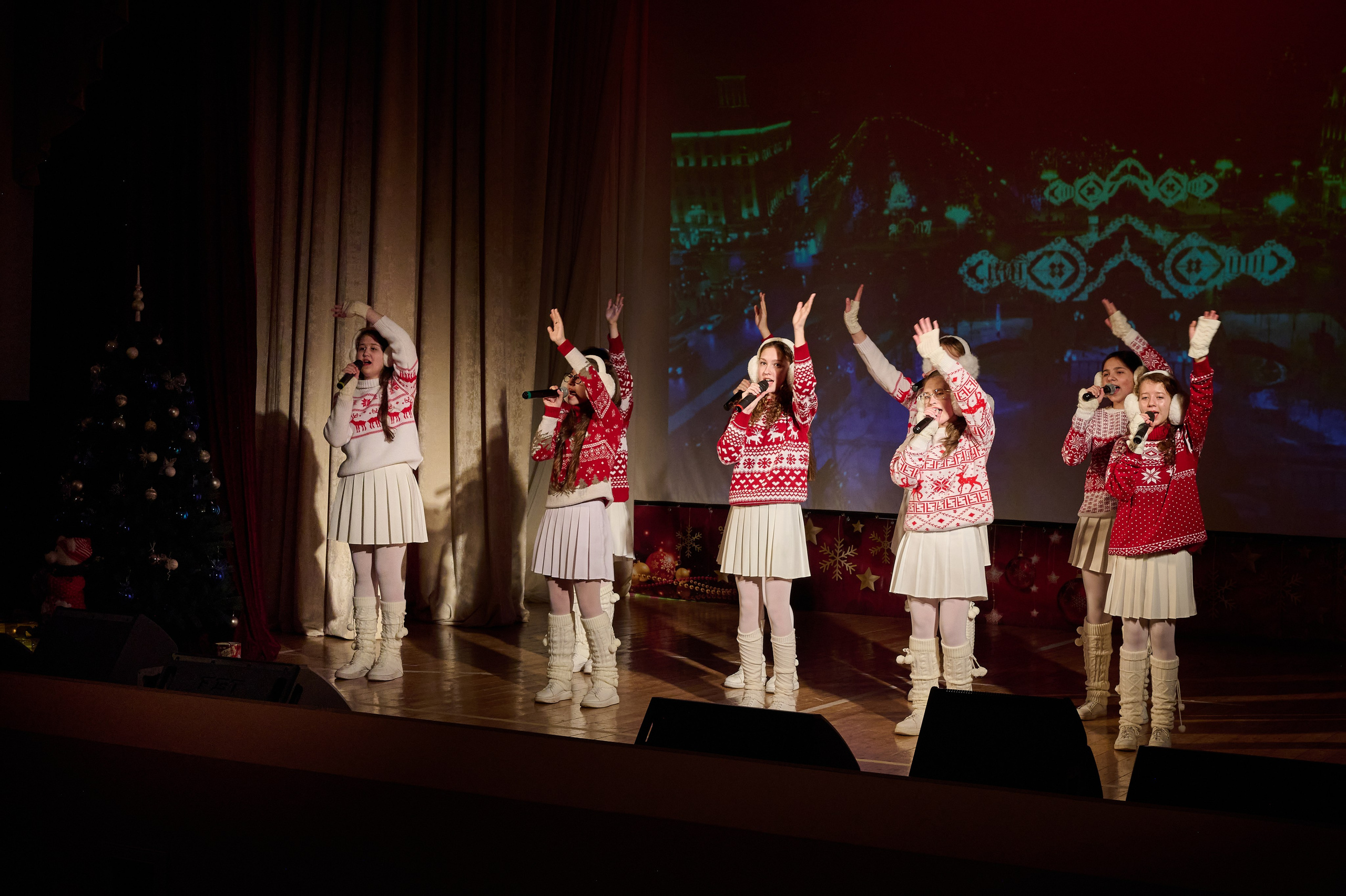 Новогодний концерт. Жизнь курорта Кабардинка в фотографиях