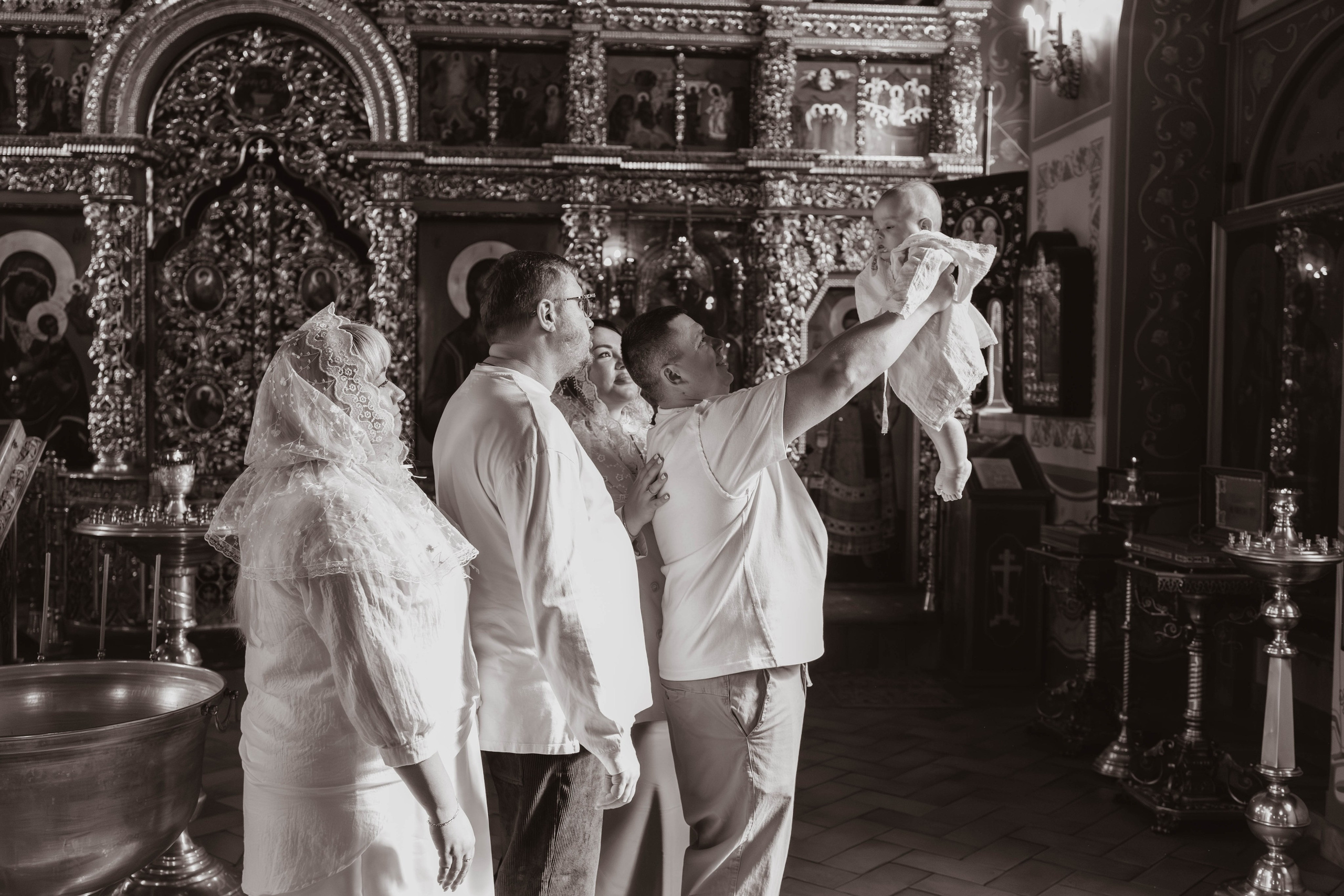 Таинство Крещения Евгения. Фотограф новорождённых Newborn Москва